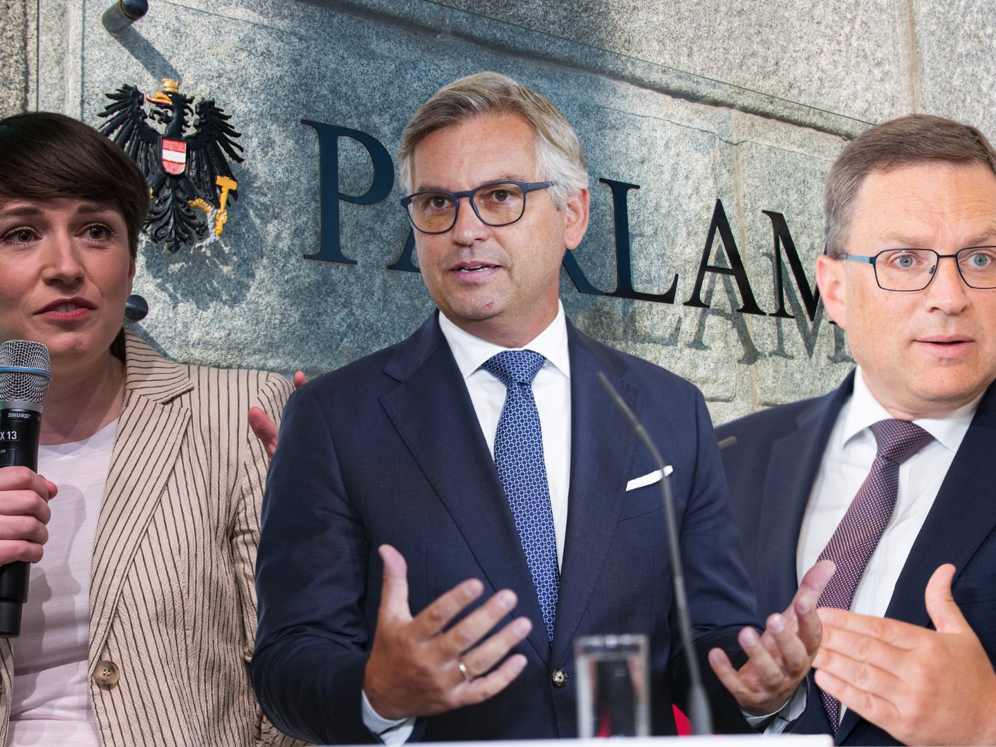 Maurer, Brunner und Wöginger präsentieren heute die Ergebnisse des Ministerrats.