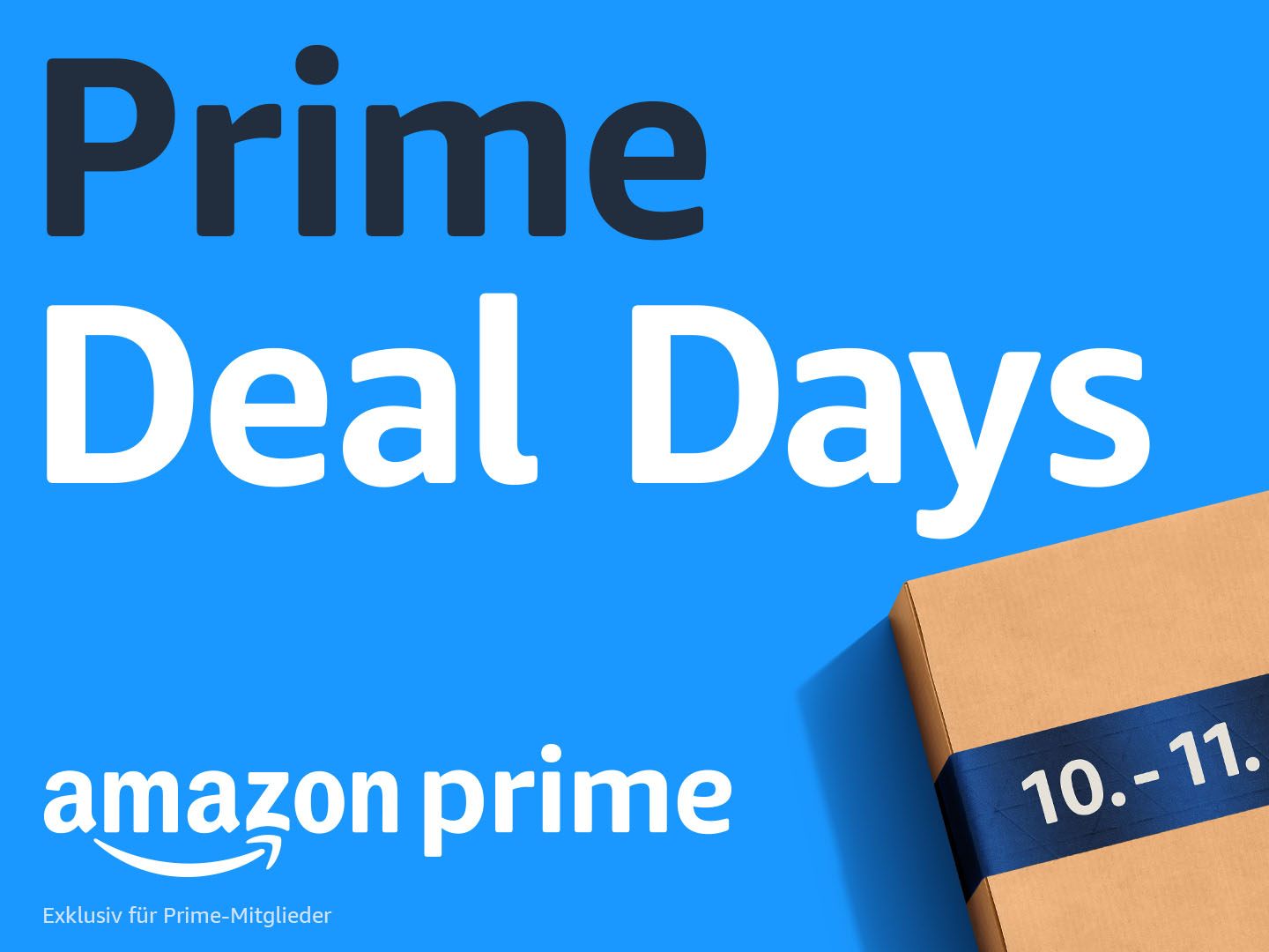 Vom 10. bis 11. Oktober finden die Amazon Prime Deal Days statt.