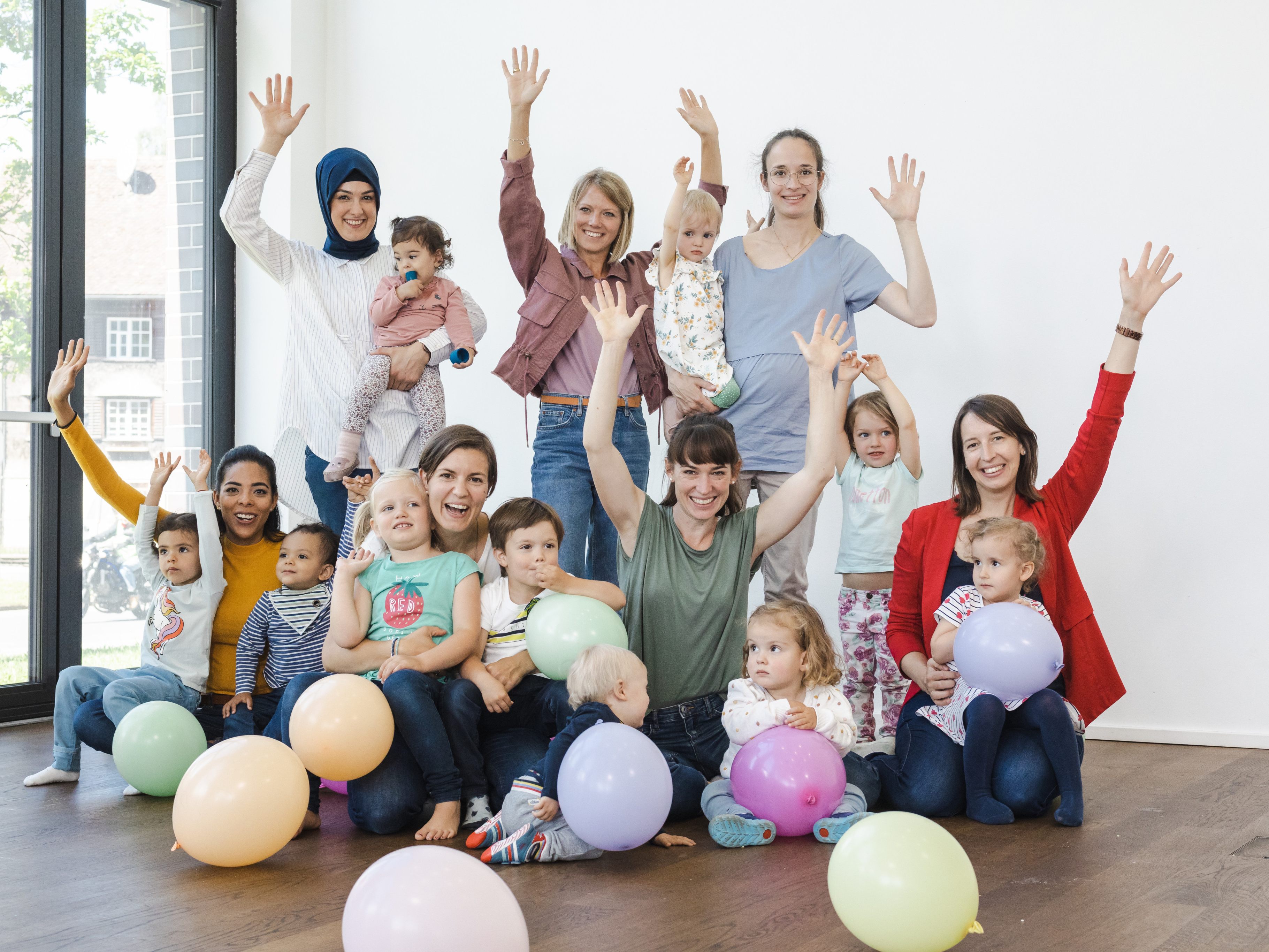 Die Purzelbaumgruppe verspricht viel Spaß für Groß und Klein.