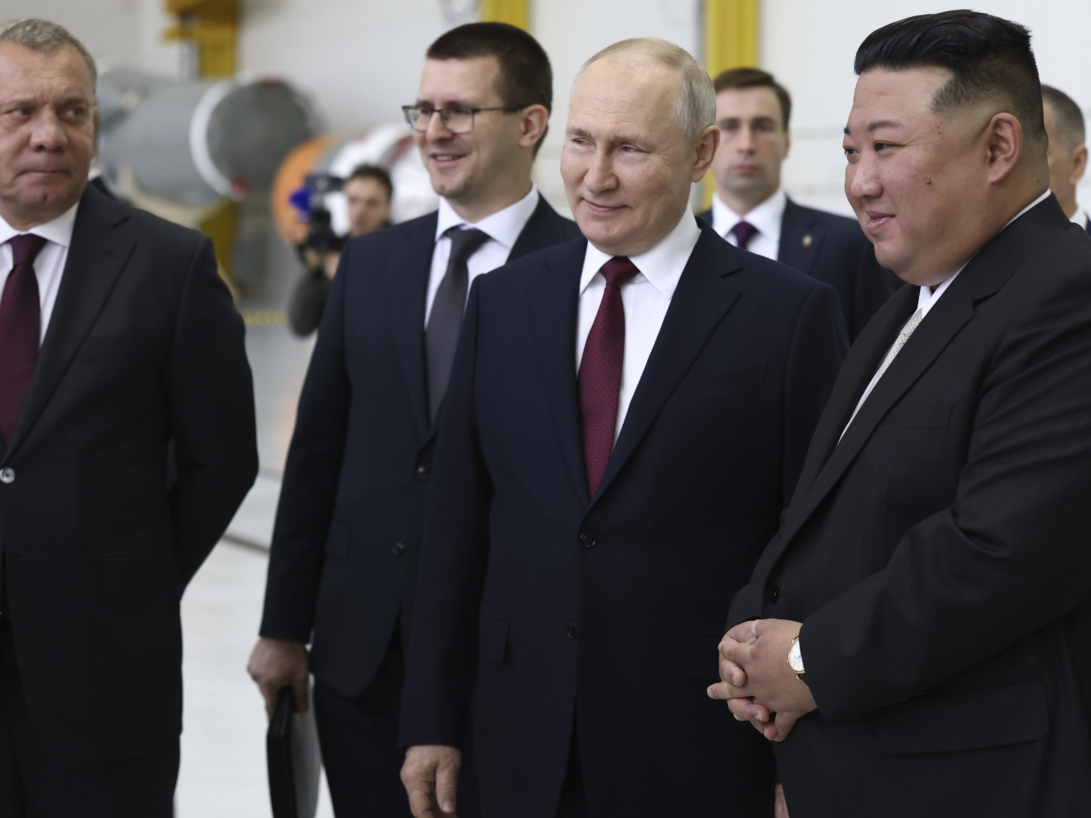 Gespräche über Waffengeschäfte zwischen Putin und Kim werden erwartet. Gespräche über Waffengeschäfte zwischen Putin und Kim werden erwartet.
