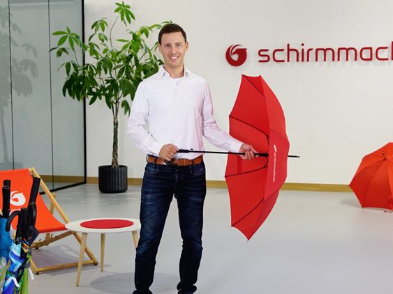 Christian Ströhle, Gründer von Schirmmacher