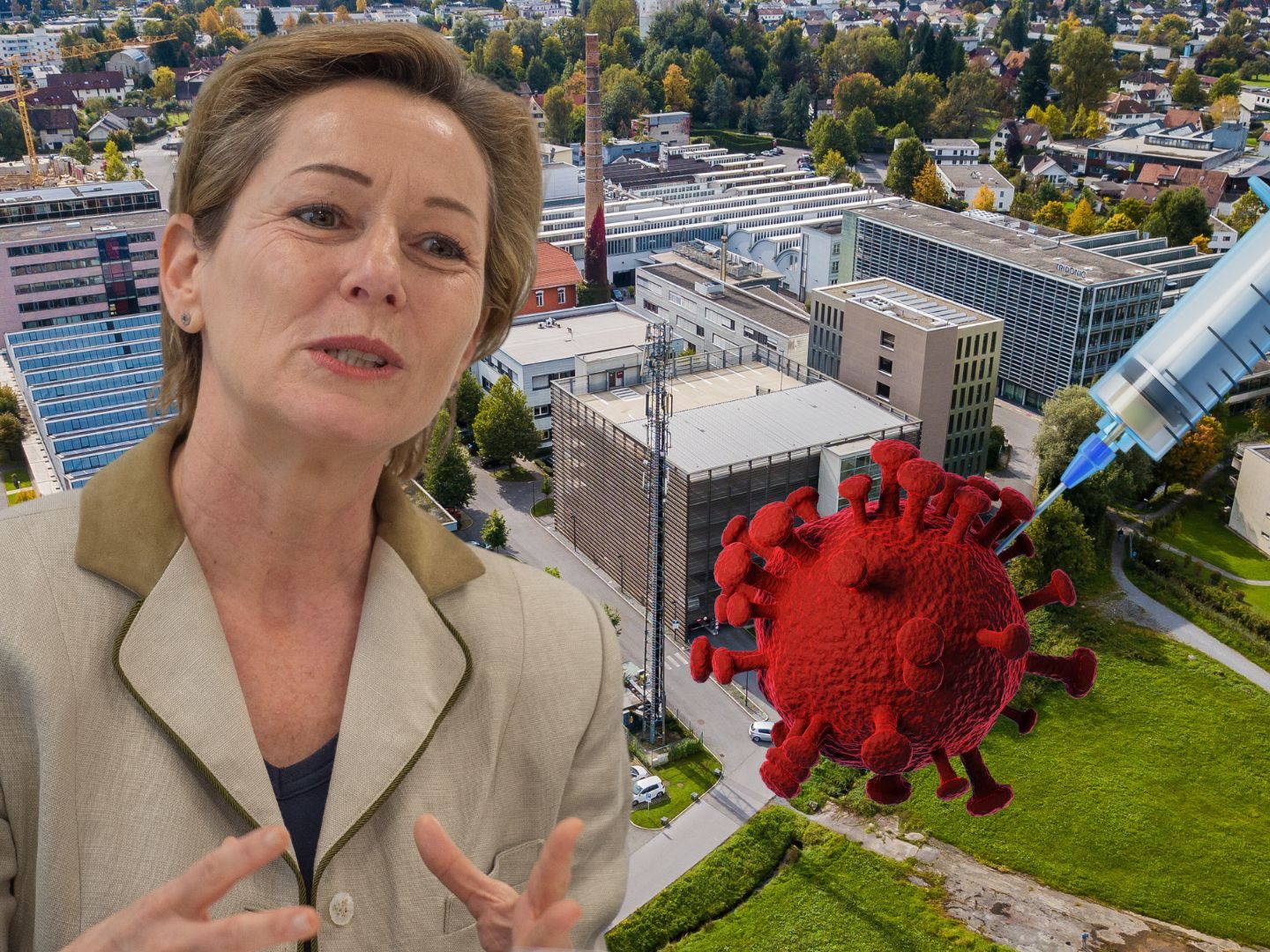 Neue Landes-Impfstraße in Dornbirn nimmt Betrieb auf