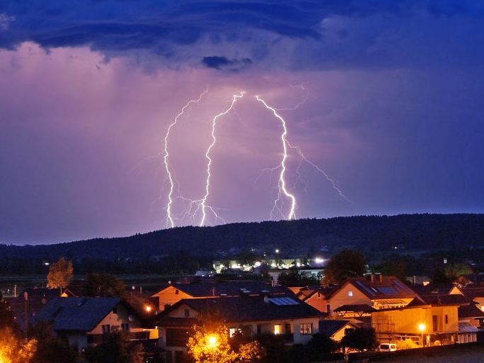 Das Jahr 2023 war in Österreich sehr reich an Blitzen.