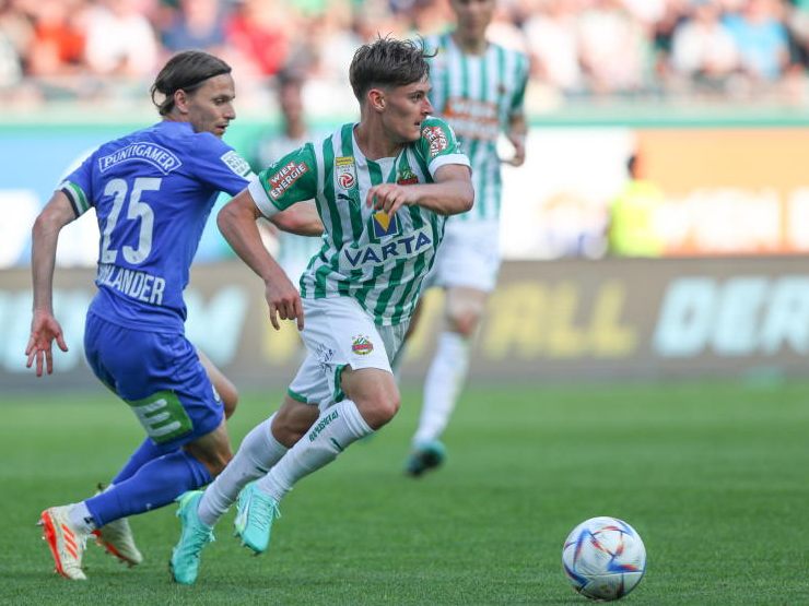 Rapid Wien trifft in der Fußball-Bundesliga im Heimspiel auf Sturm Graz. Rapid Wien trifft in der Fußball-Bundesliga im Heimspiel auf Sturm Graz.