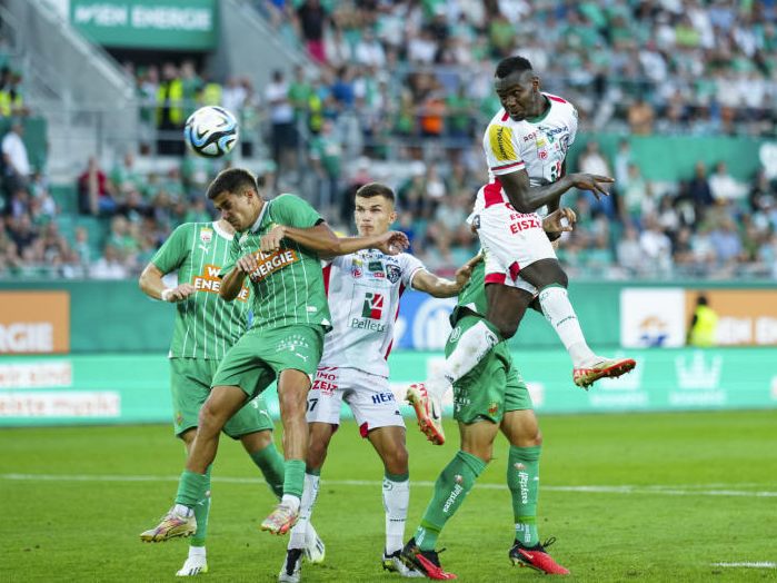 Der WAC traf mit dem Schlusspfiff zum 3:3-Remis gegen Rapid Wien. Der WAC traf mit dem Schlusspfiff zum 3:3-Remis gegen Rapid Wien.