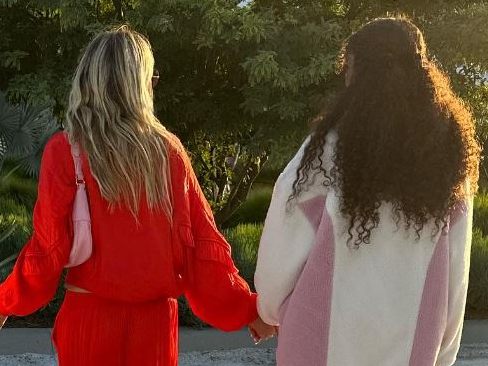Tochter Lou ist mit ihren 13 Jahren schon größer als Supermodel-Mama Heidi Klum.