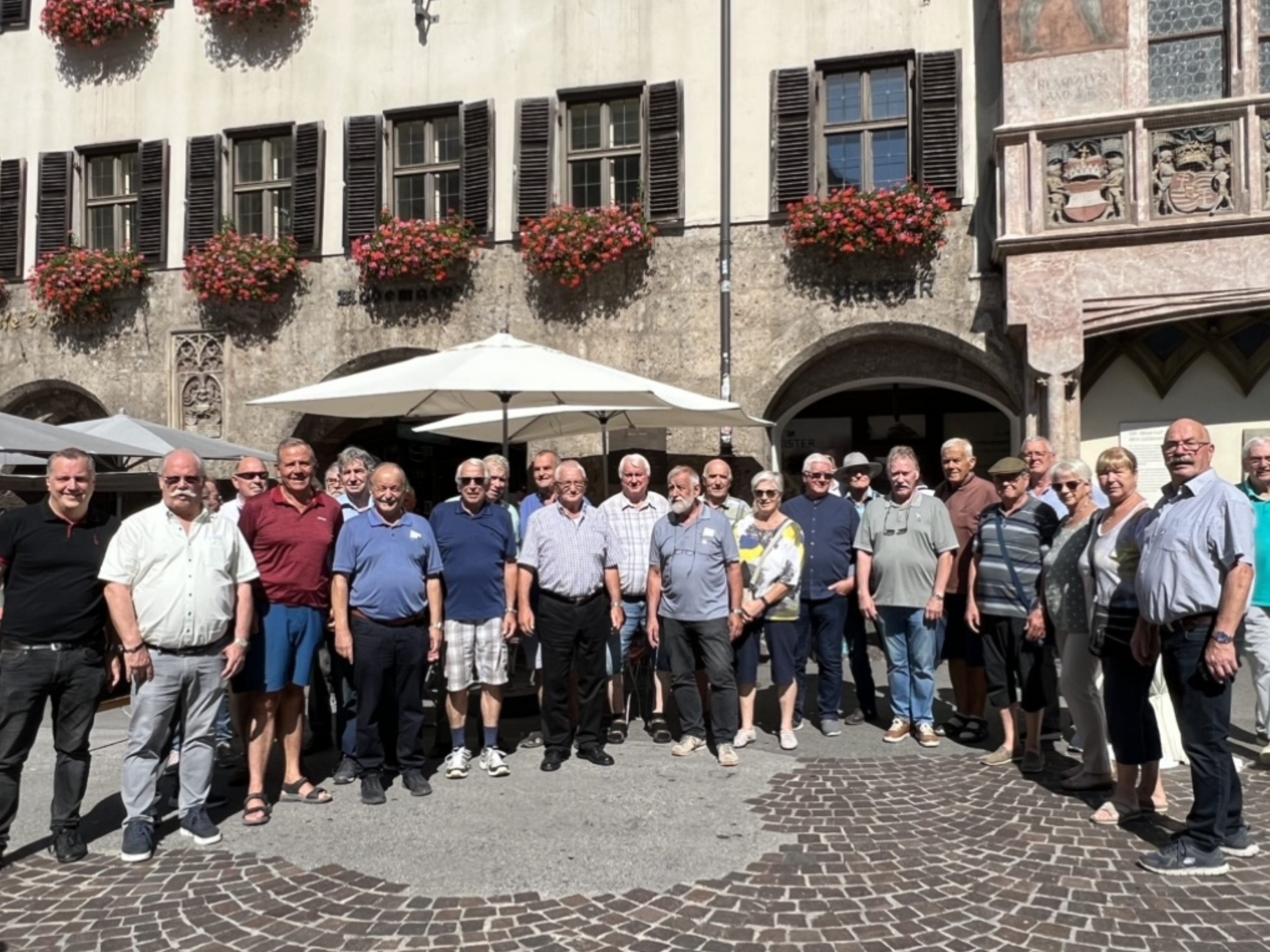 Der Kameradschaftsbund auf historischen und spannenden Wegen in Innsbruck