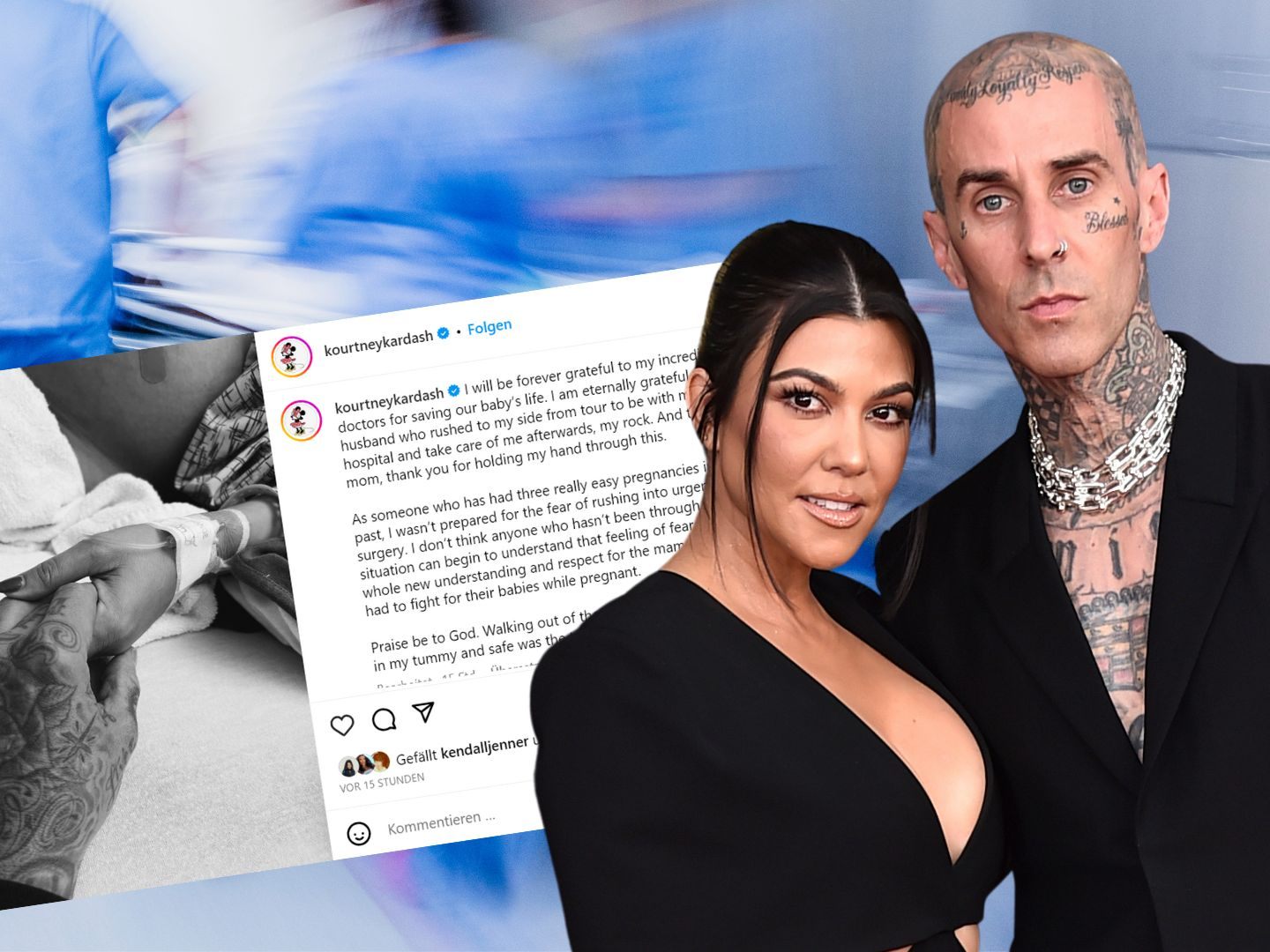 Not-OP rettete das ungeborene Baby von Kourtney und Travis.