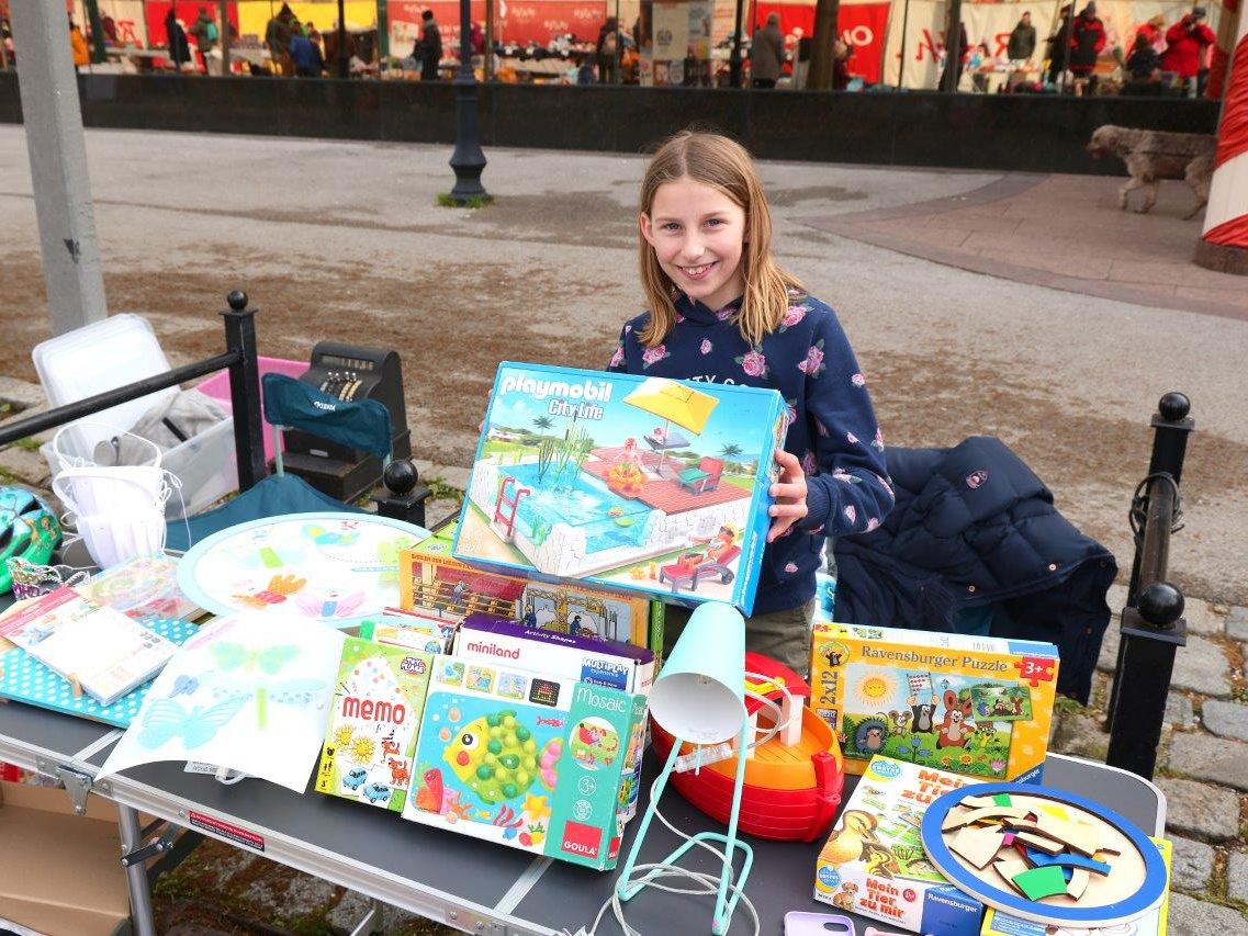 Kinderflohmarkt für den guten Zweck im Wiener Prater. Kinderflohmarkt für den guten Zweck im Wiener Prater.