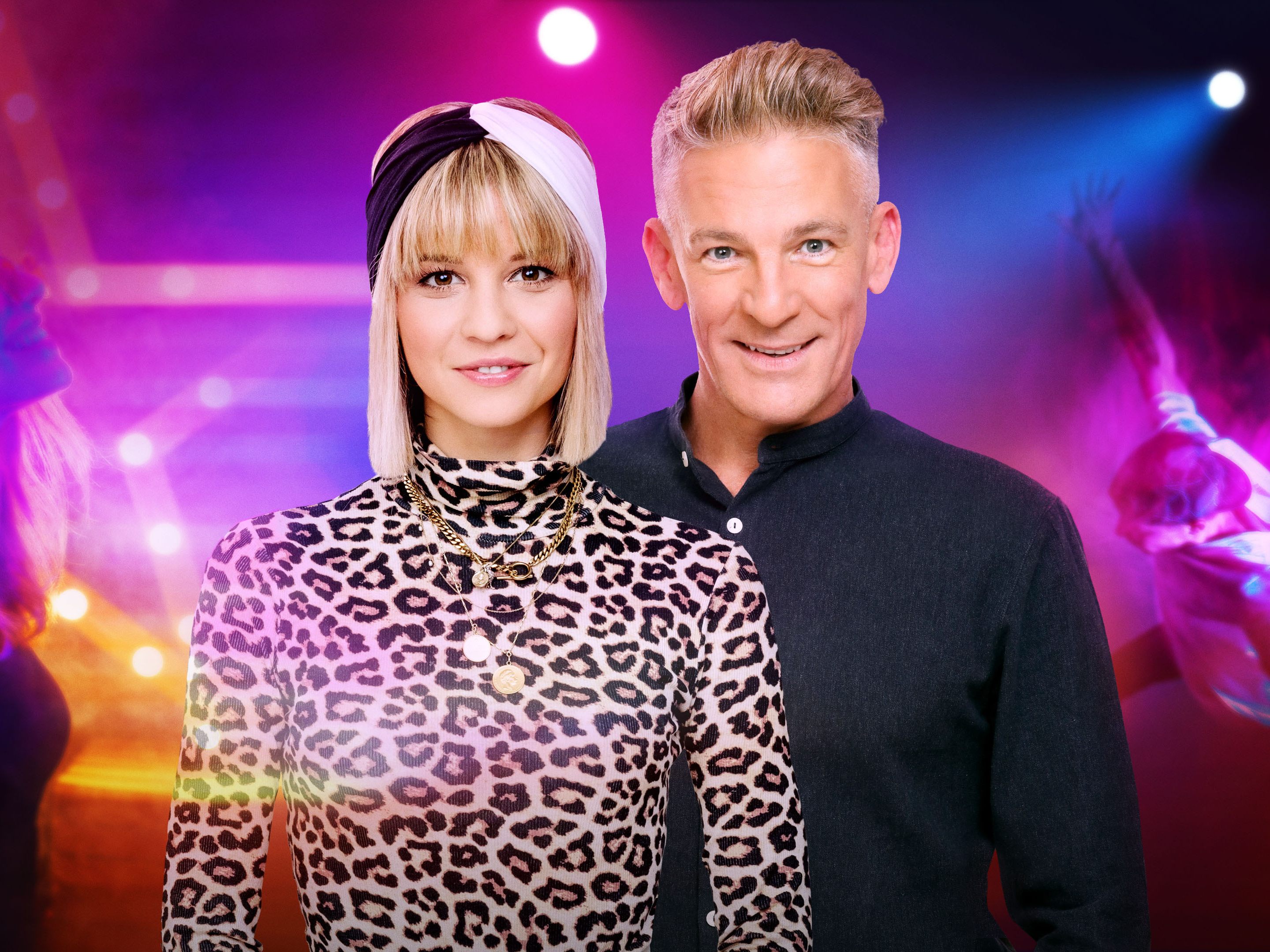 Fanny Stapf und Andi Knoll präsentieren "Die große Chance". Fanny Stapf und Andi Knoll präsentieren "Die große Chance".