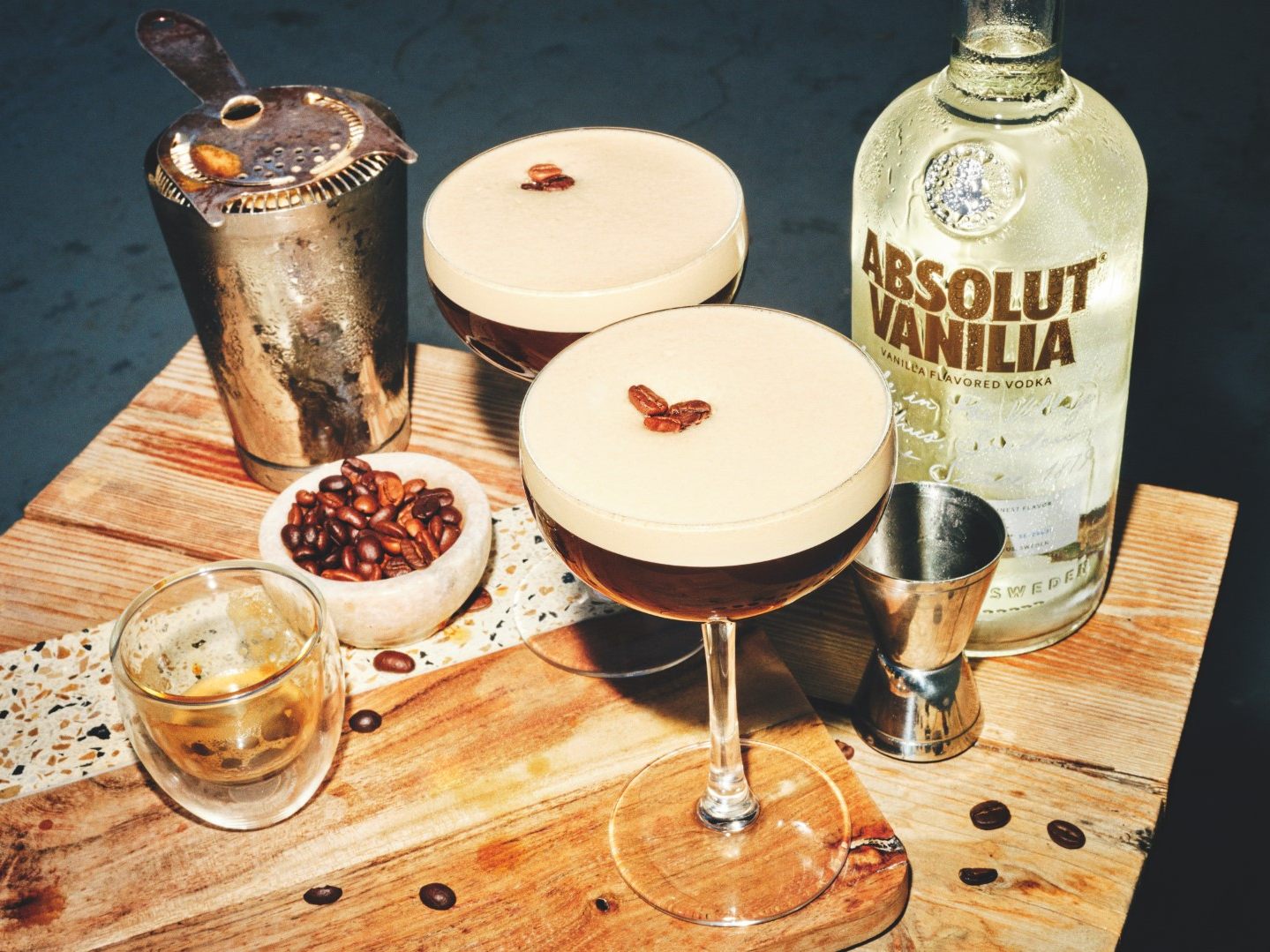 Ein Cocktail-Klassiker: Espresso Martini. Ein Cocktail-Klassiker: Espresso Martini.