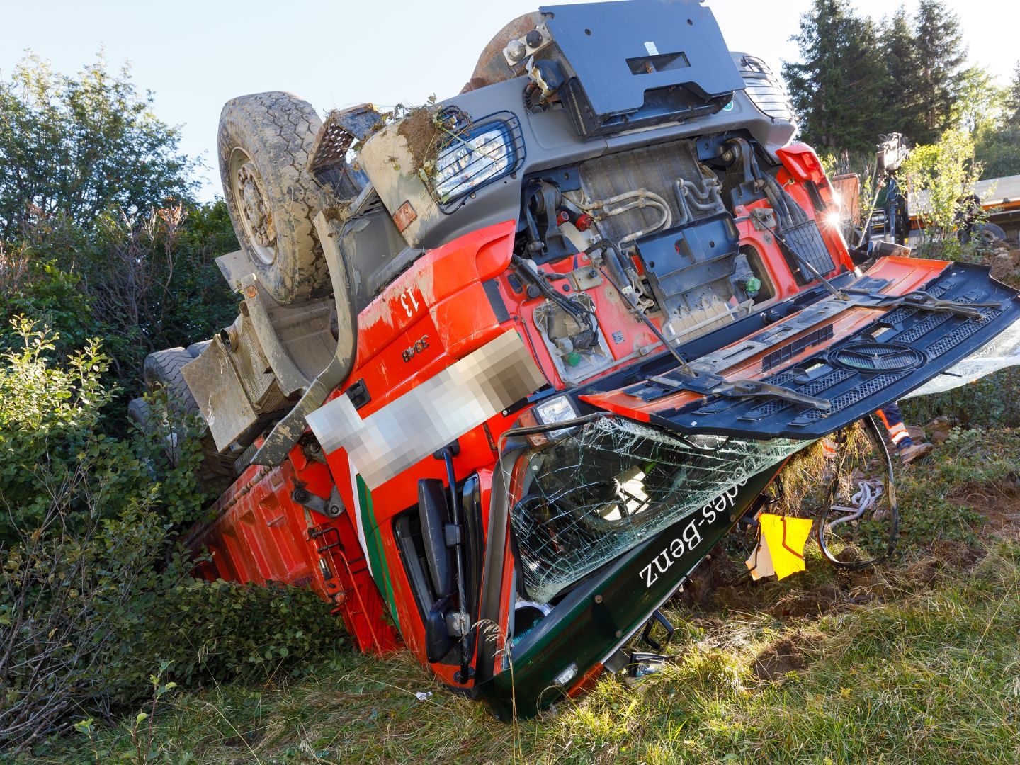 Lenker hatte Glück im Unglück