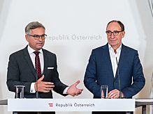 Brunner und Rauch präsentierten Grundsatzeinigung bei Finanzausgleich