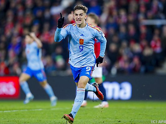 Gavi schoss das 1:0 für Spanien in Norwegen Gavi schoss das 1:0 für Spanien in Norwegen
