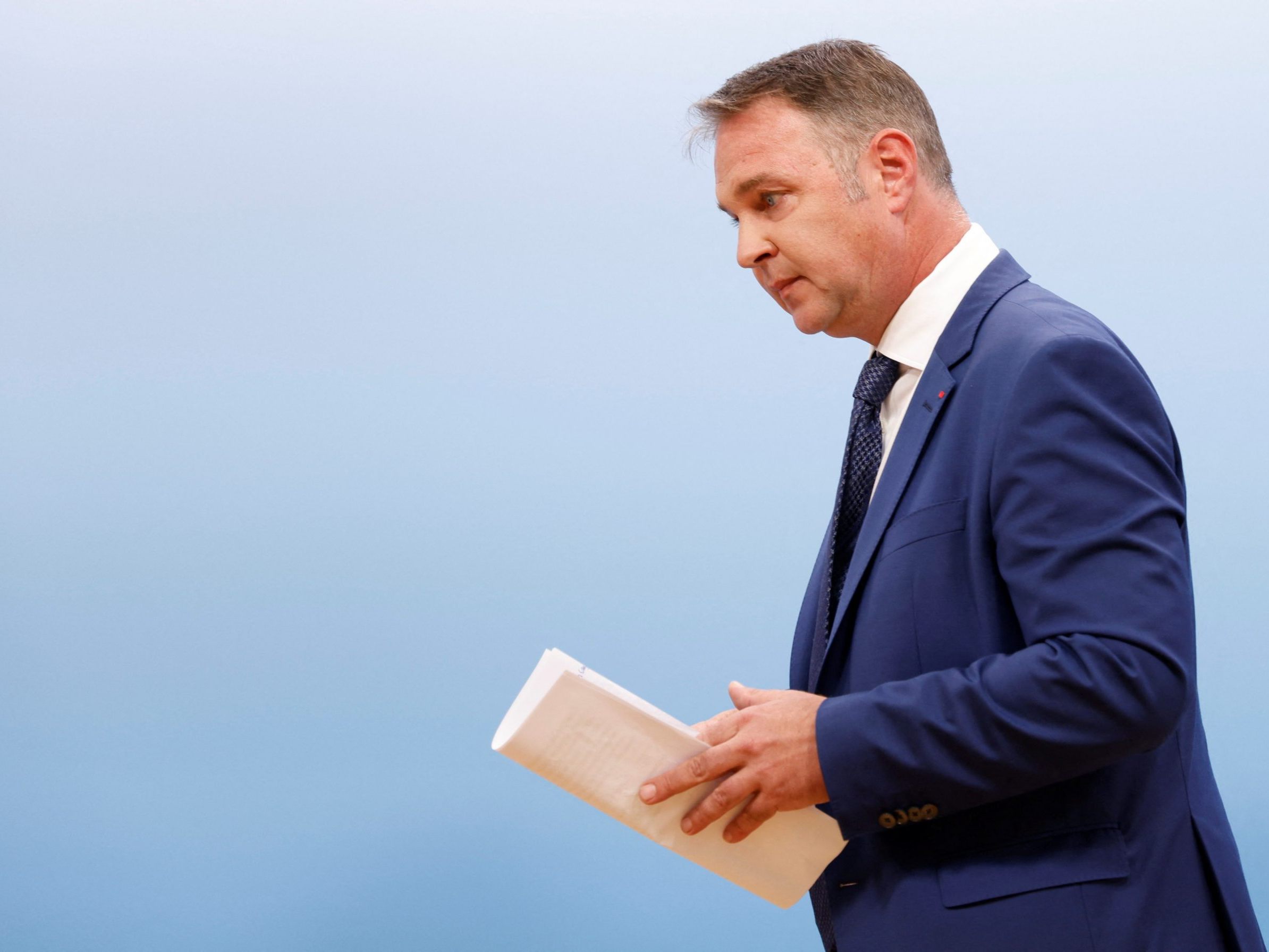 Im Bild: SPÖ-Chef Babler. Im Bild: SPÖ-Chef Babler.