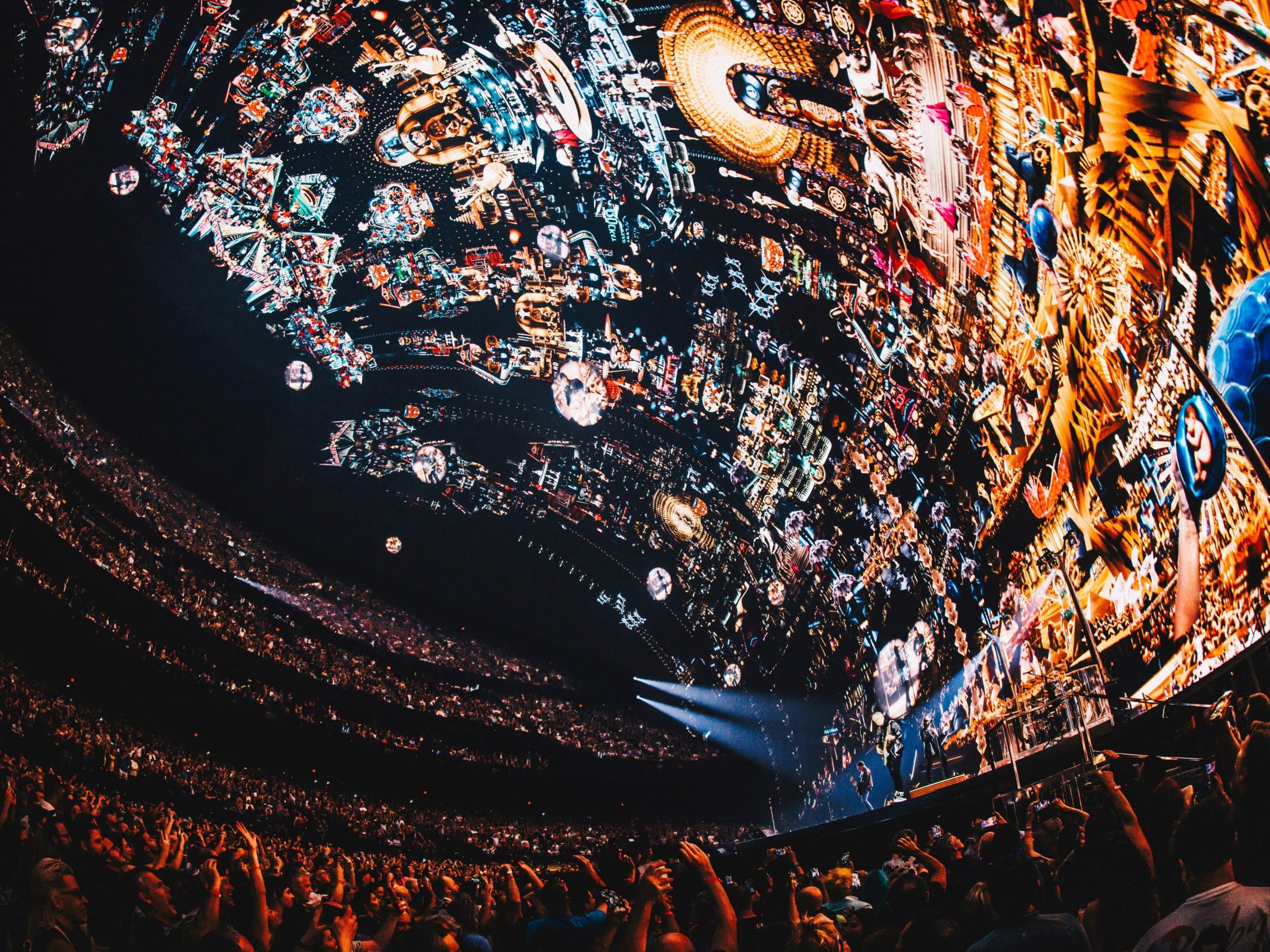 U2 eröffneten Mega-Eventhalle in Las Vegas.