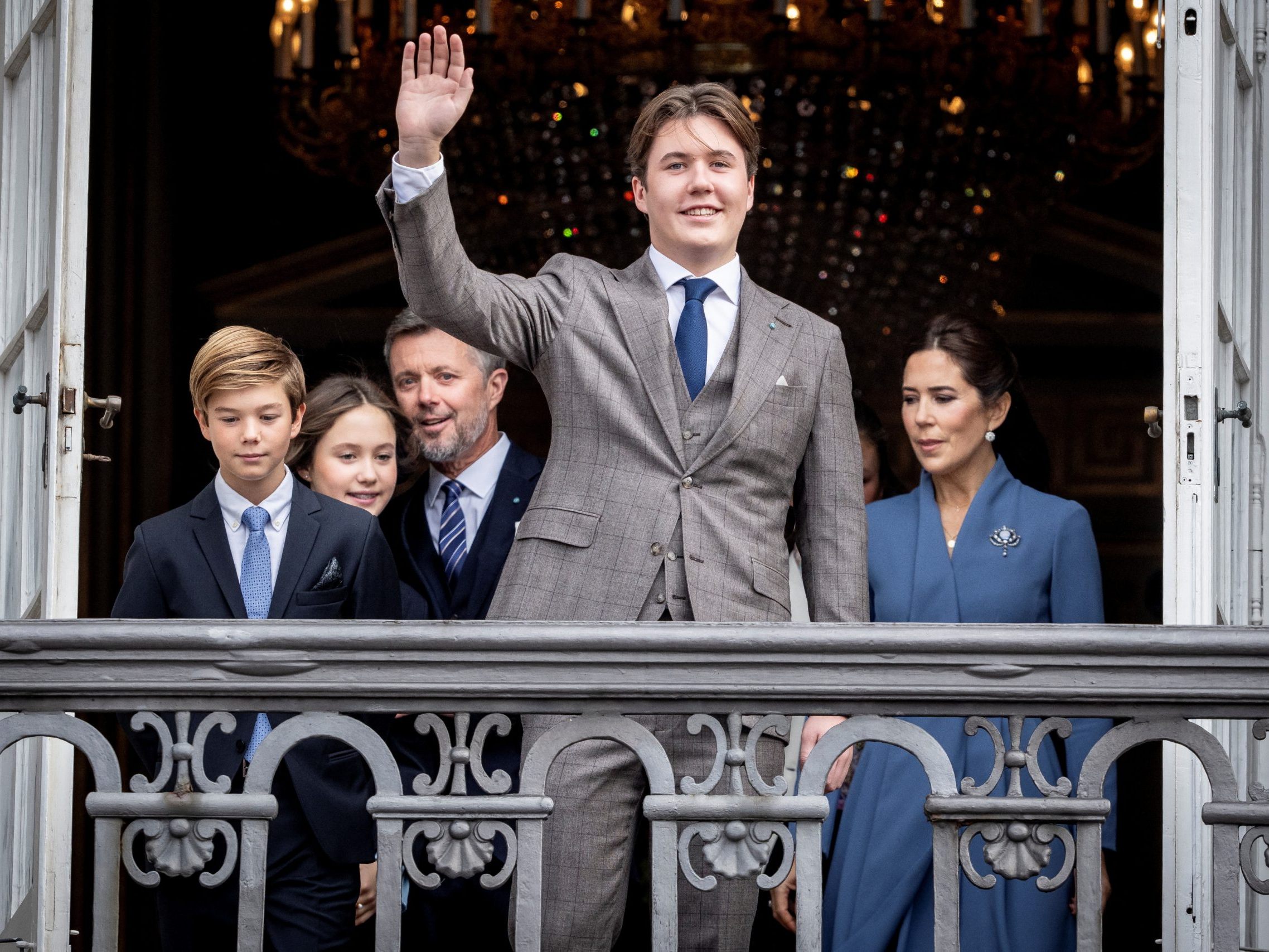 Prinz Christian ist der Zweite in der dänischen Thronfolge nach seinem Vater Frederik. Prinz Christian ist der Zweite in der dänischen Thronfolge nach seinem Vater Frederik.