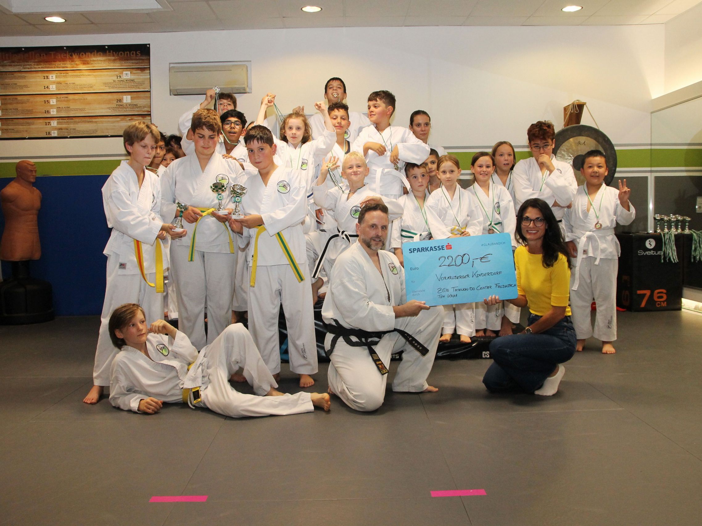 Das ZEN Taekwon-Do Center Feldkirch feierte sein elfjähriges Bestehen im Rahmen einer Kampfkunst-Benefizgala zugunsten des Vorarlberger Kinderdorfs.