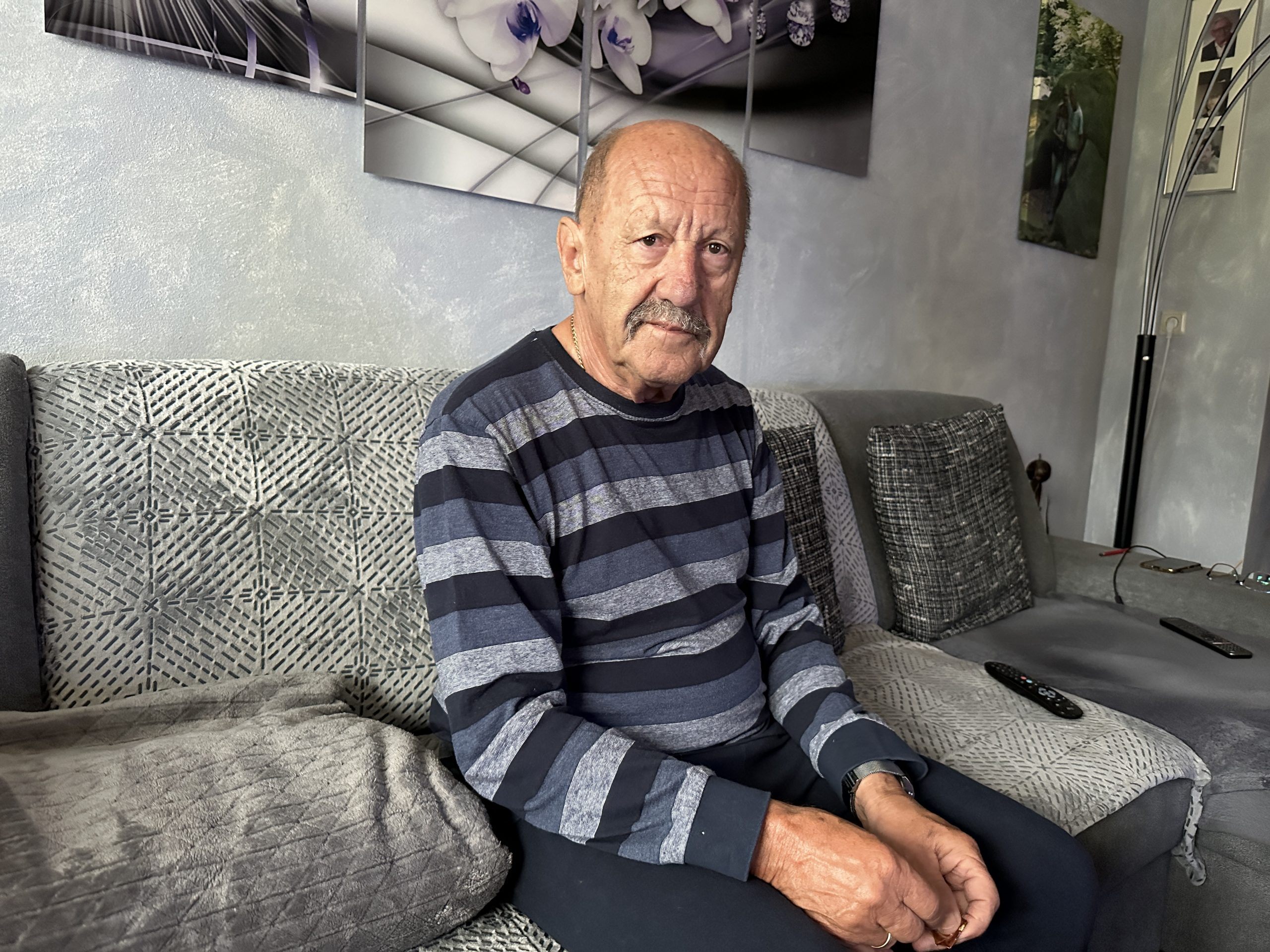Günther Schriebl aus Ems erlebte den Vorfall von seiner Wohnung aus.