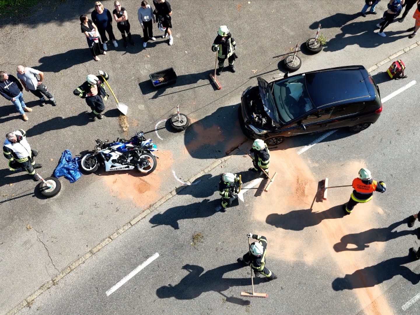 Einsatz nach Unfall in Hörbranz