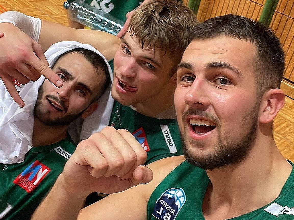 Der Jubel der Dornbirner Lions war nach dem Sieg gegen díe steirischen Gegner groß. Der Jubel der Dornbirner Lions war nach dem Sieg gegen díe steirischen Gegner groß.