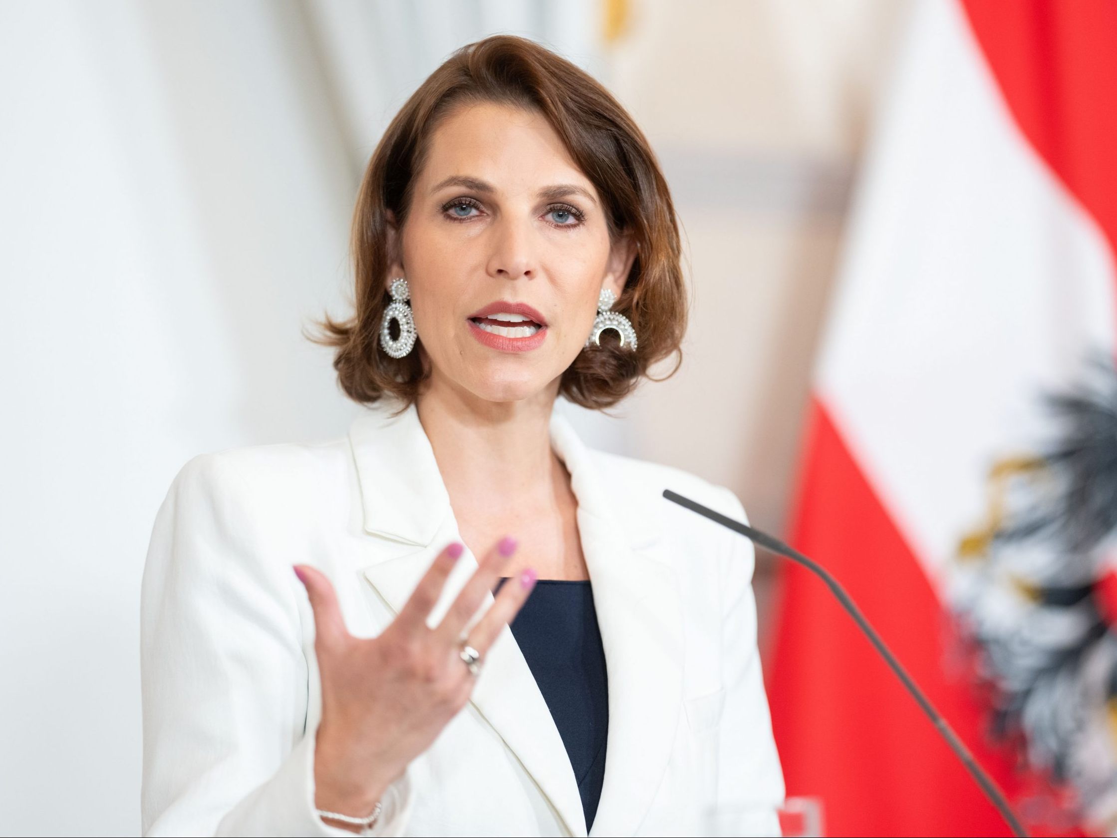 Edtstadler verteidigt den Entwurf. Edtstadler verteidigt den Entwurf.