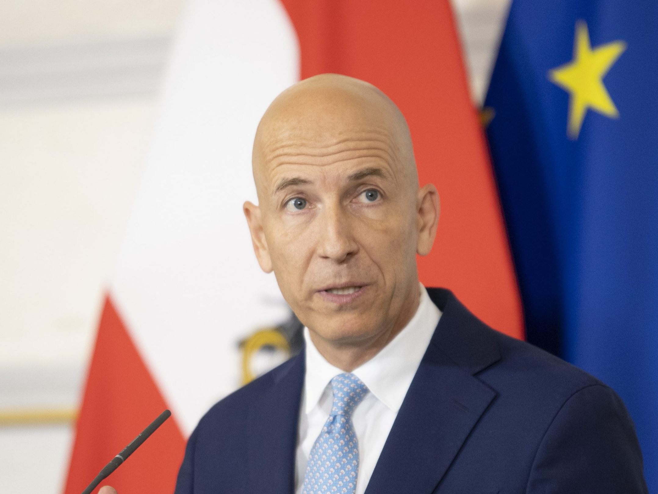 Kocher ist über den Inflationsrückgang erfreut. Kocher ist über den Inflationsrückgang erfreut.