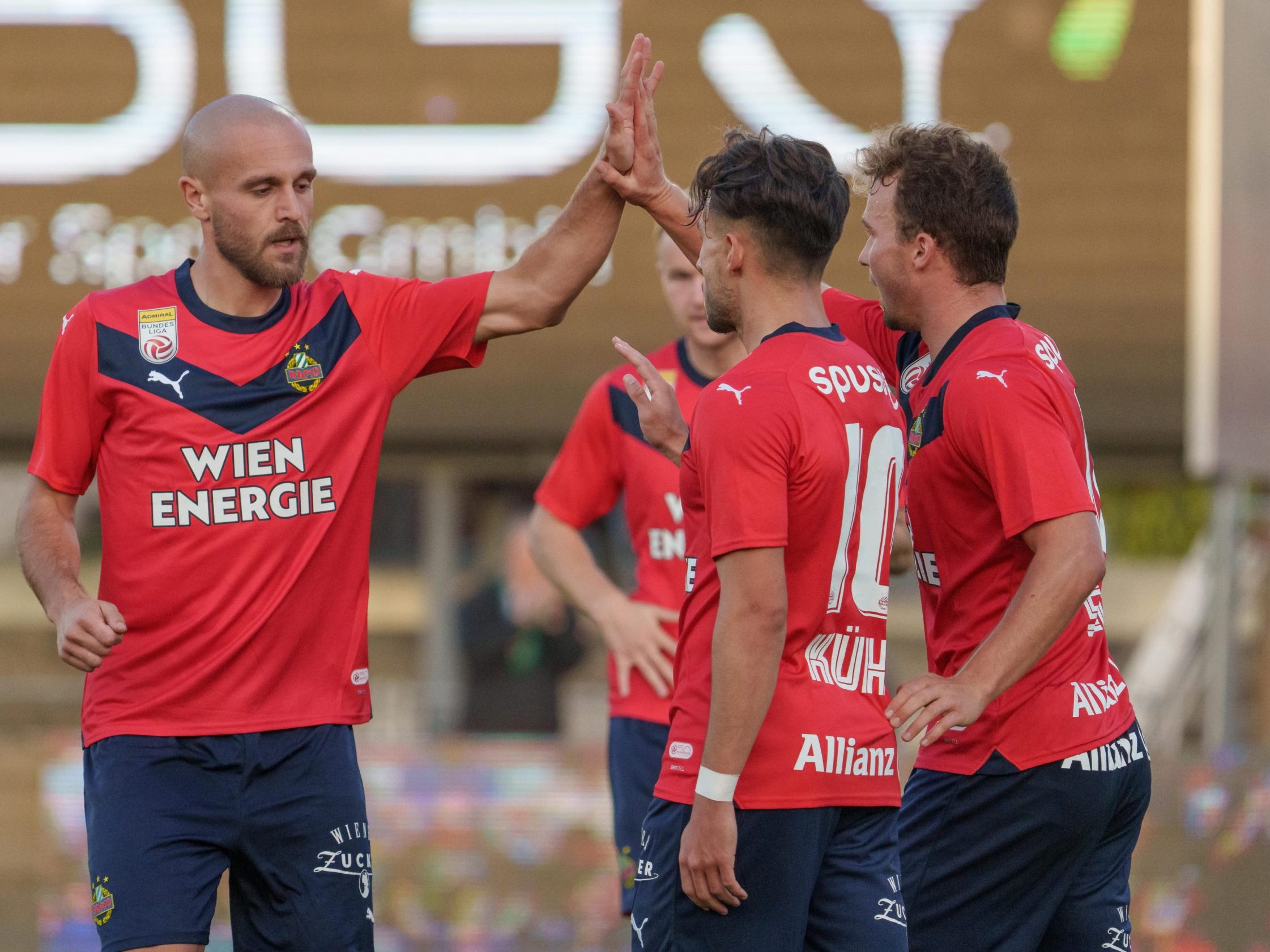 Rapid Wien war im Ländle nicht zu stoppen.
