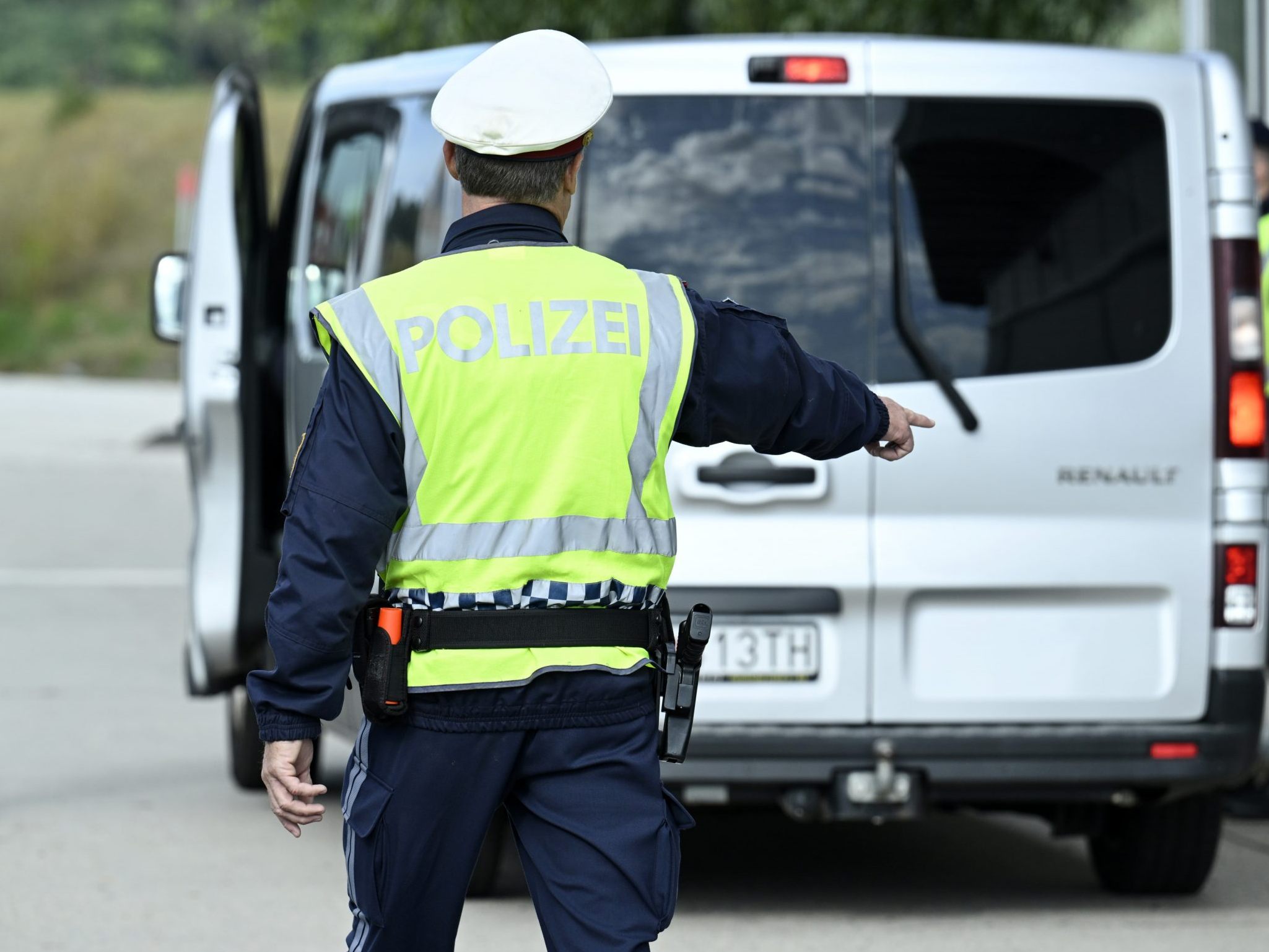 Die Grenzkontrollen zur Slowakei sind angelaufen.