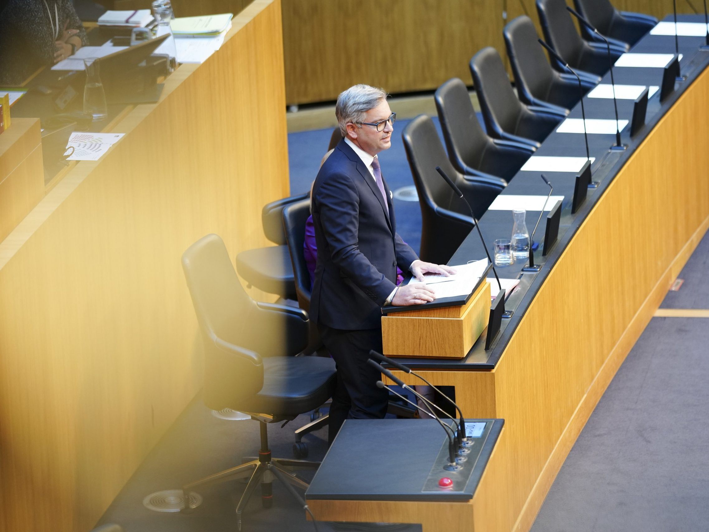 Opposition ließ kein gutes Haar an Budgetentwurf von Brunner (im Bild).