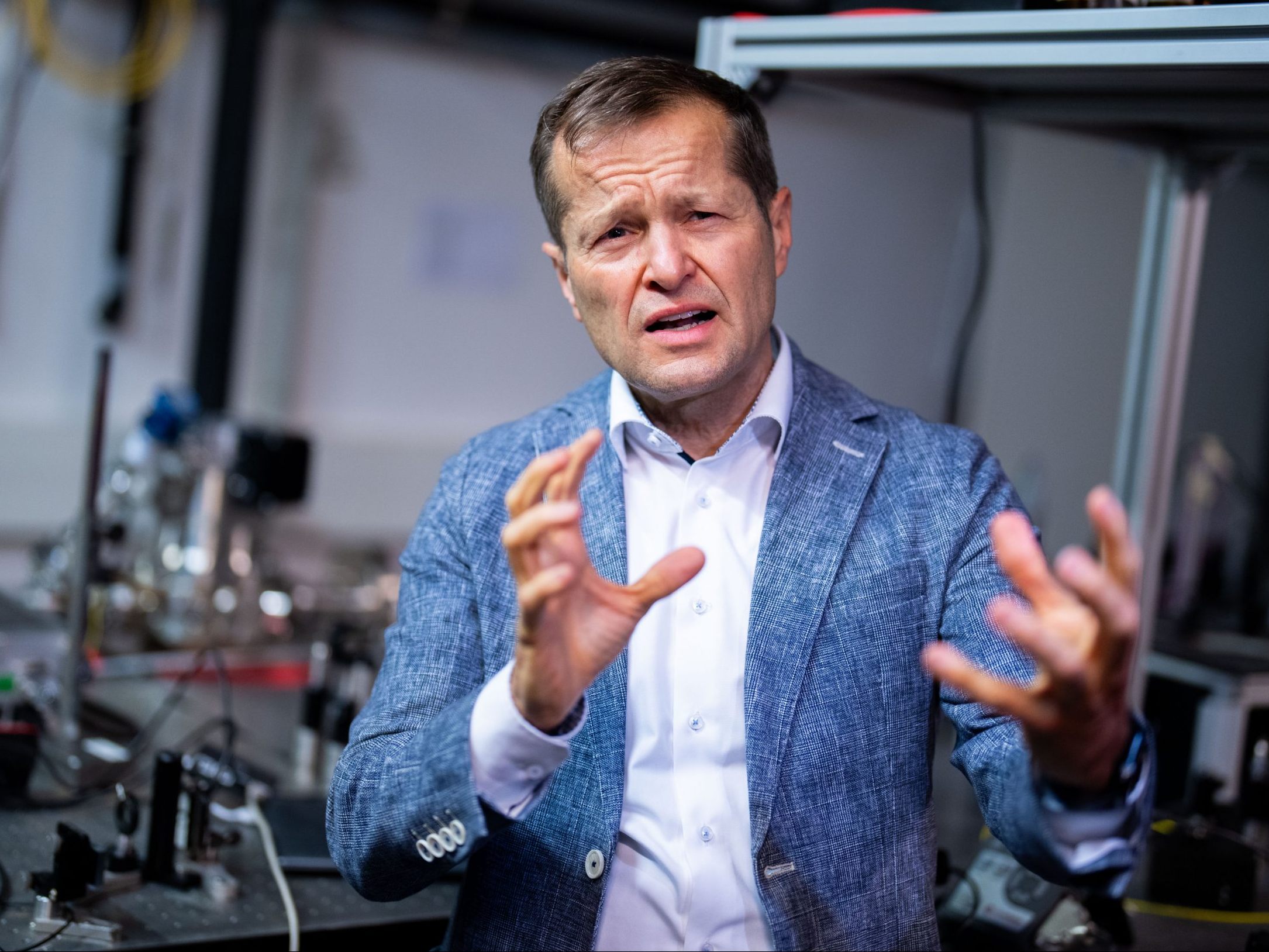 Der Nobelpreisträger auf der TU Wien.