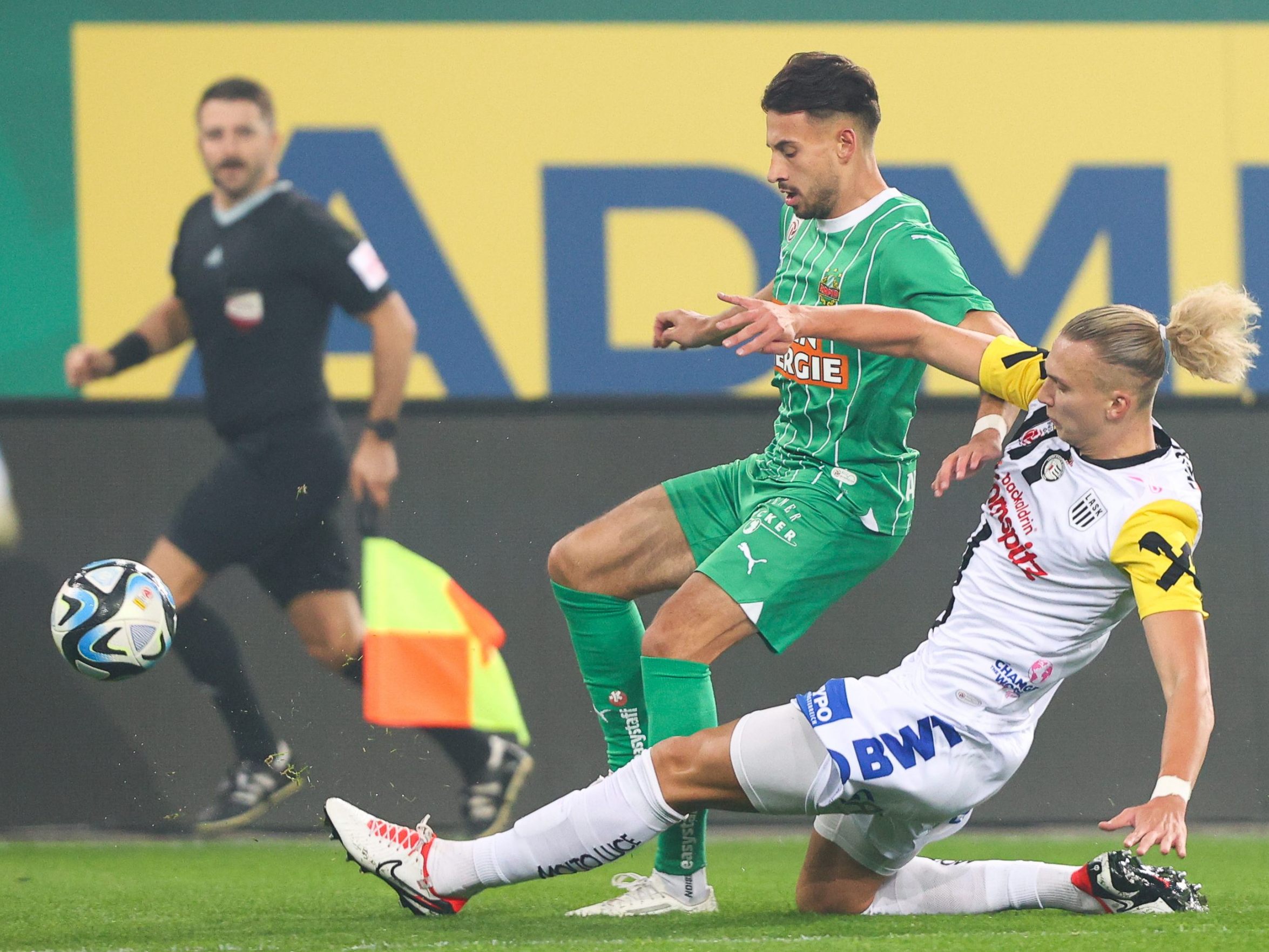 Rapid und der LASK trennten sich 3:3.