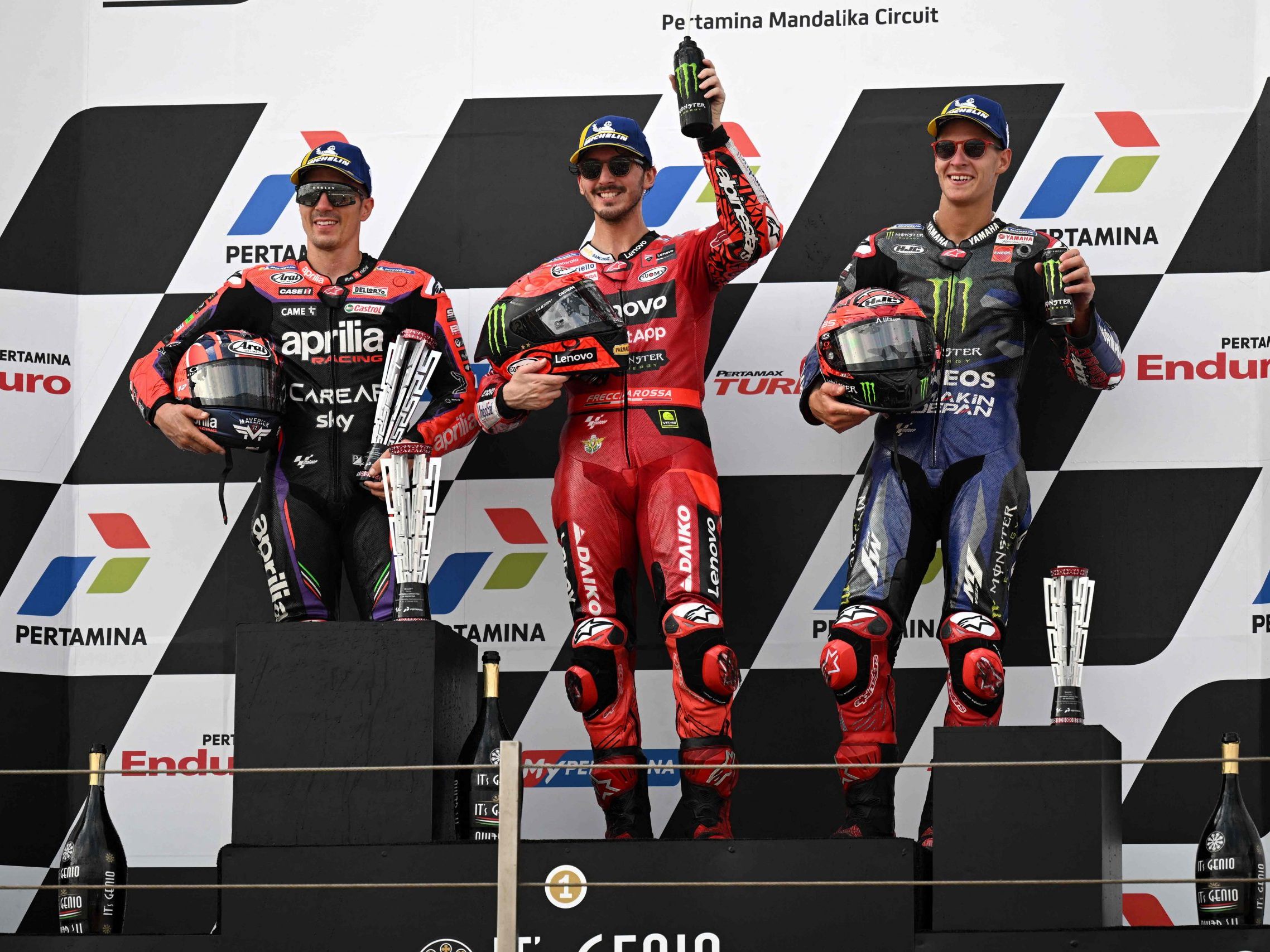 Francesco Bagnaia holte den 1. Platz.