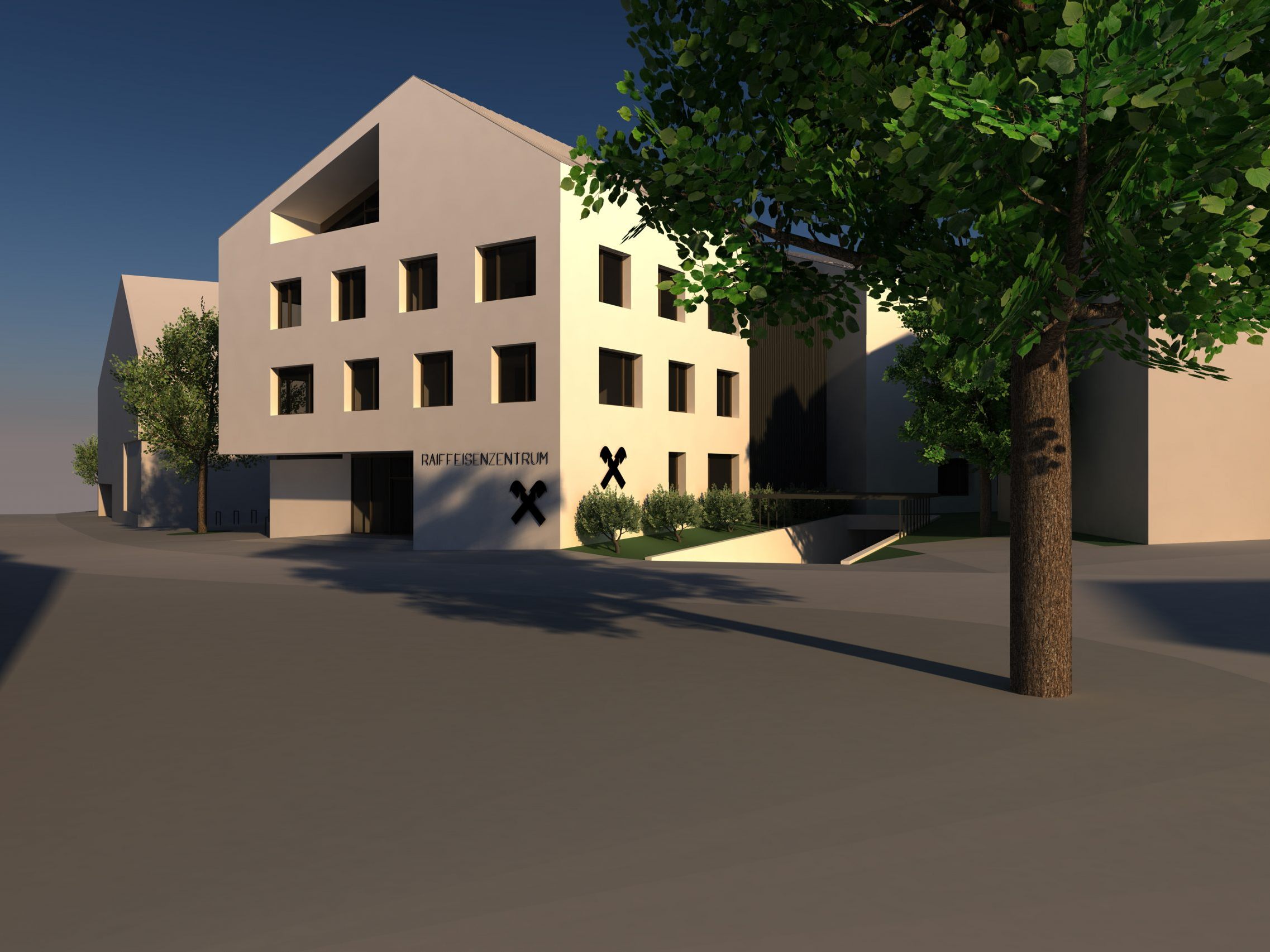 Ansicht der Raiffeisenbank Montfort