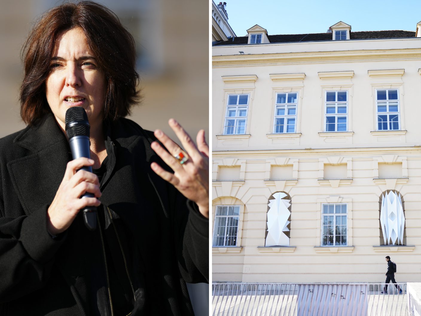 Die Künstler:innen Sonia Leimer und Tillman Kaiser haben zeitgenössische Interventionen für die Nischen entwickelt.