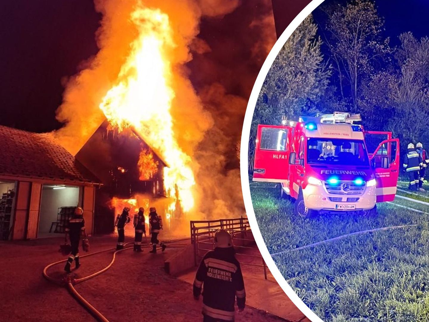Mehr als 170 Feuerwehrleute waren bei dem Brand gefordert.