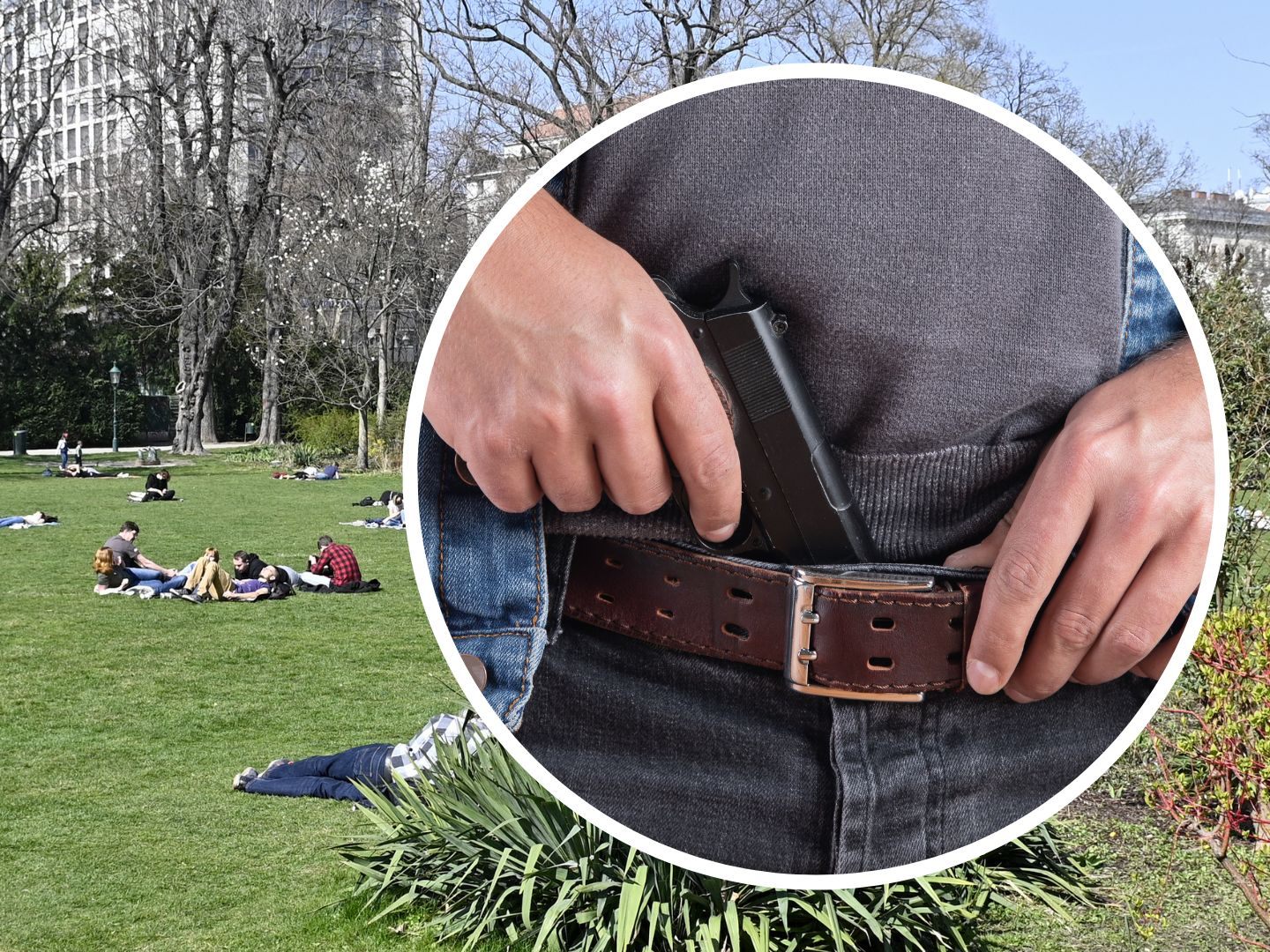 Ein Mann mir einer Waffe sorgte für einen Polizeieinsatz im Wiener Stadtpark. Ein Mann mir einer Waffe sorgte für einen Polizeieinsatz im Wiener Stadtpark.