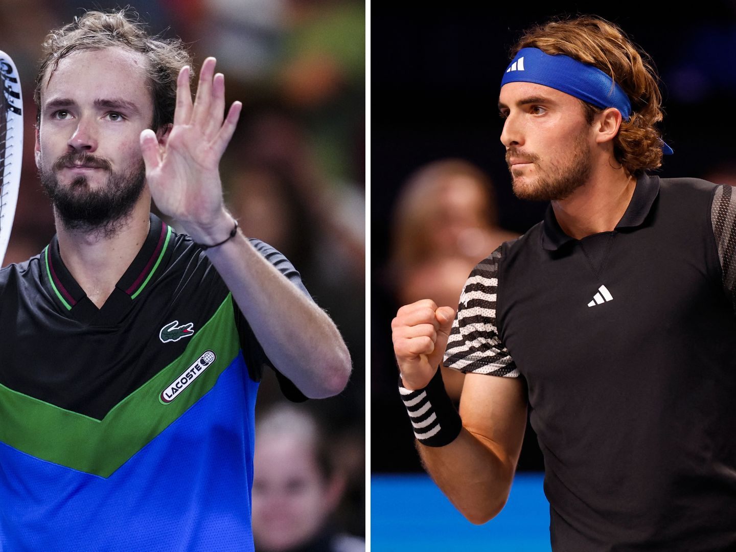 Daniil Medwedew trifft im Halbfinale auf Stefanos Tsitsipas.