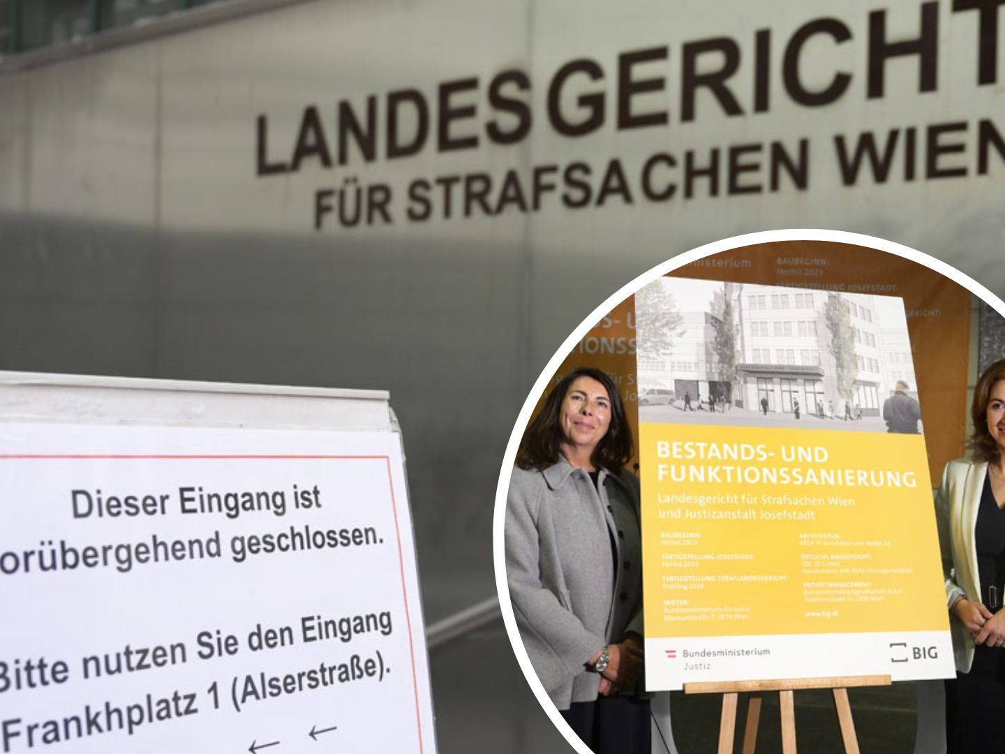 Die Sanierung der größten Justizanstalt Österreichs hat begonnen.