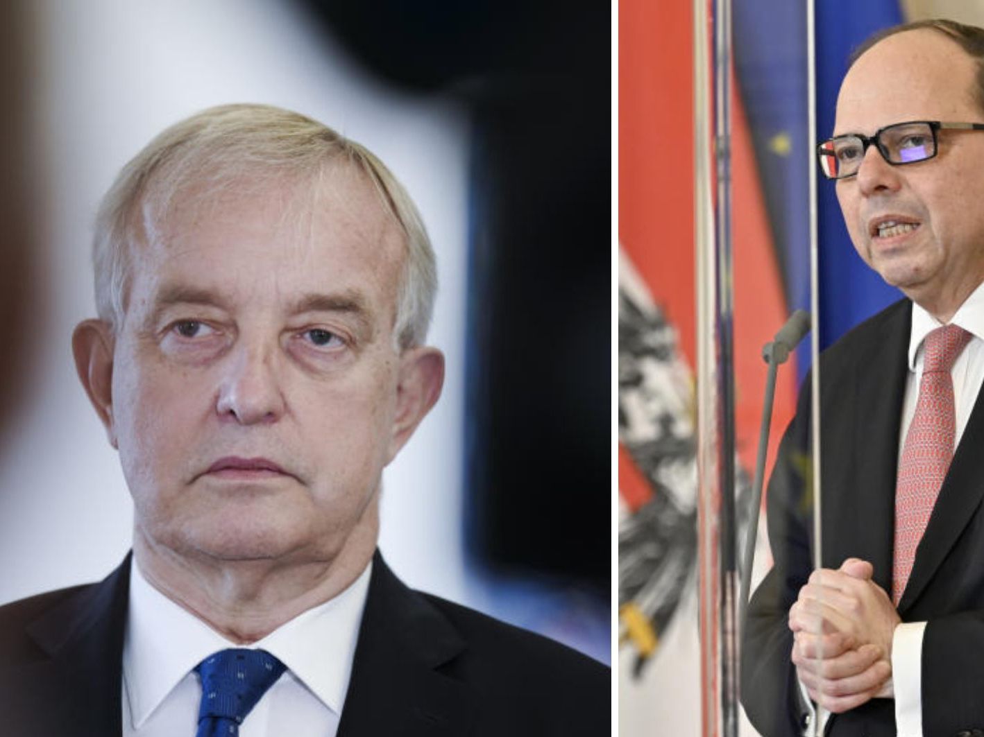 Johannes Steinhart und Thomas Szekeres beklagen den Imageschaden der Ärztekammer.