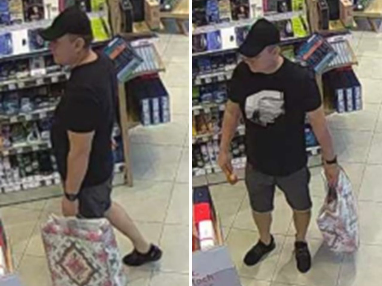 Die Polizei sucht diesen Mann. Die Polizei sucht diesen Mann.