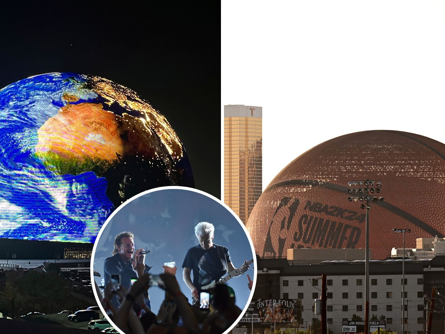 In Las Vegas wurde eine neue Attraktion eröffnet: Die Eventhalle "MSG Sphere".