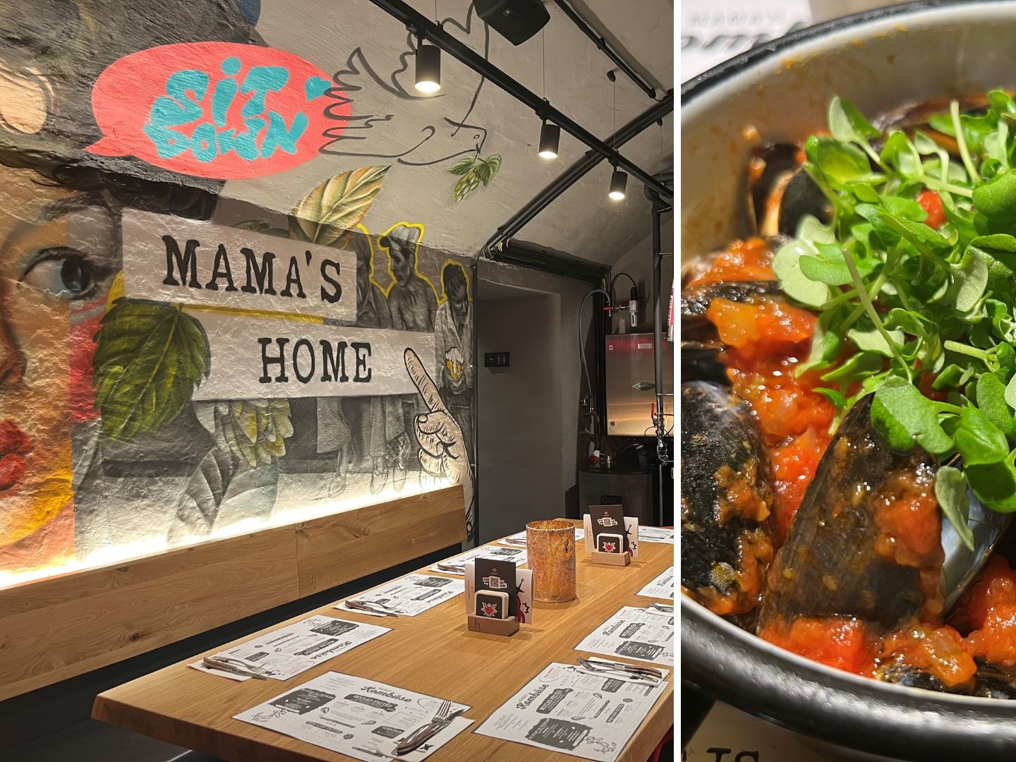 In "Mama Kraft" gilt es eine belgische Tradition zu kosten: Moules Frites und Bier.