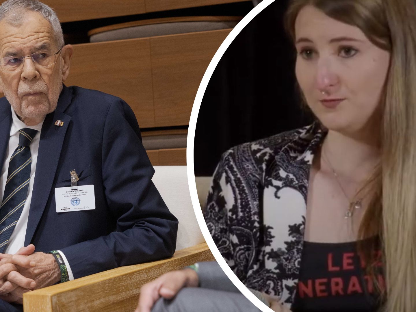 Aktivistin Marina Hagen-Canaval (r.) wurde emotional als sie den Bundespräsidenten (l. im September in NY) direkt ansprach. Aktivistin Marina Hagen-Canaval (r.) wurde emotional als sie den Bundespräsidenten (l. im September in NY) direkt ansprach.
