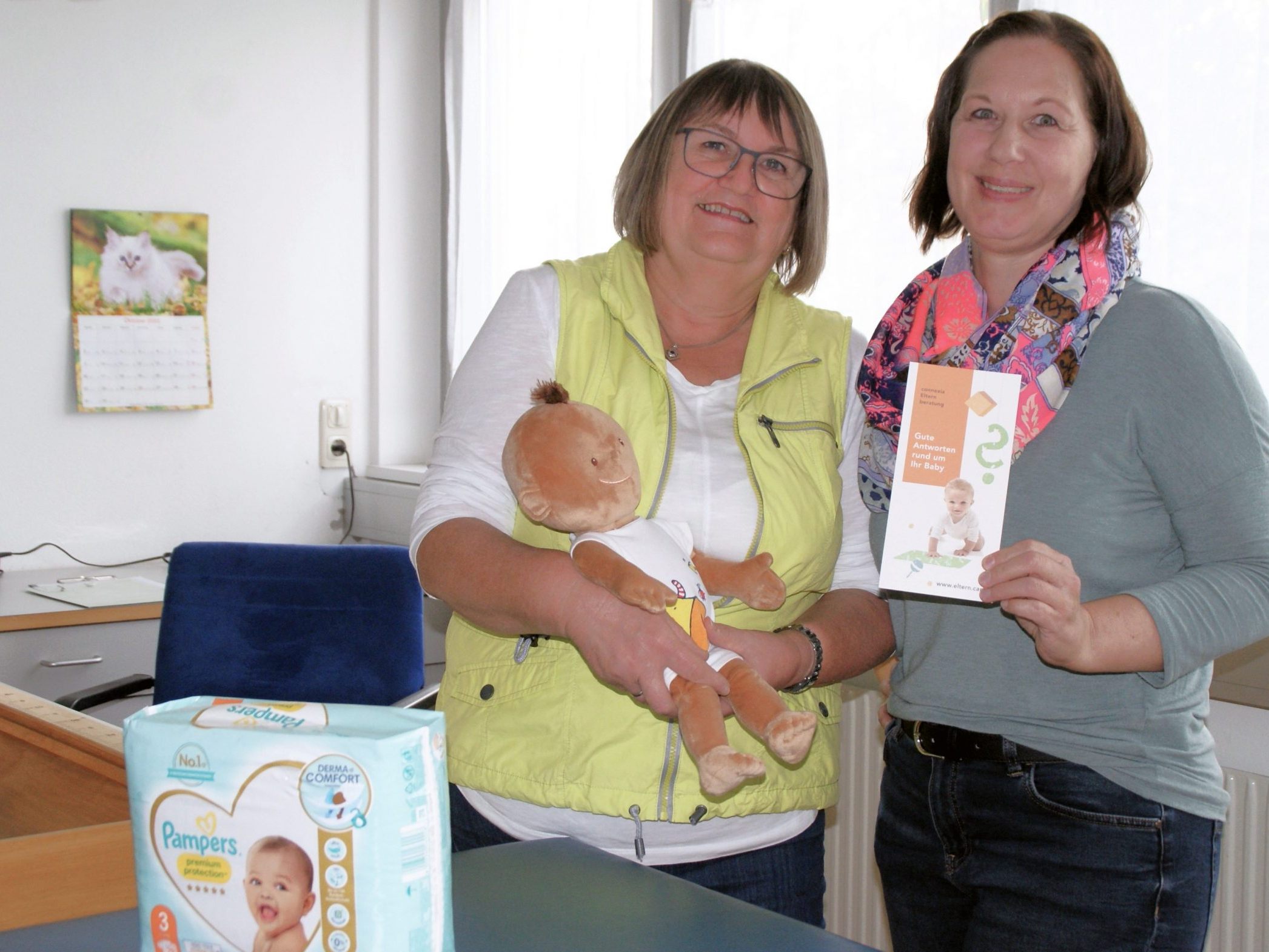 Angelika Holzer und Cornelia Angerer (re.) engagieren sich für die Elternberatung in Hörbranz.