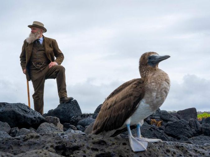 Ist Charles Darwin etwa zwei Jahrhunderte später wieder auf den Galapagos-Inseln unterwegs?