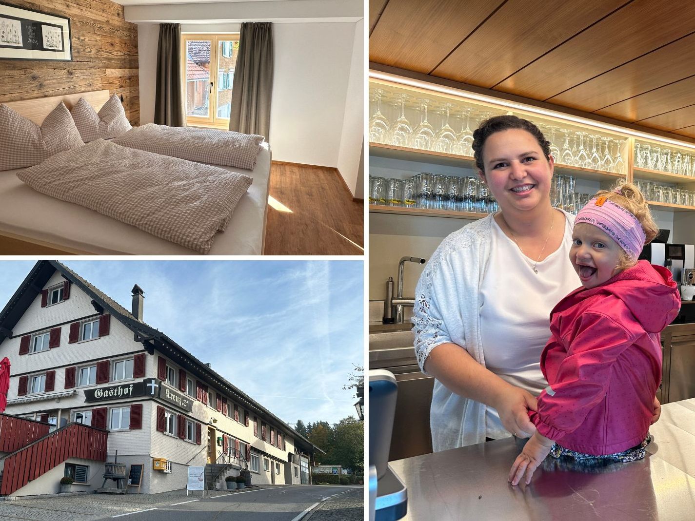 Anna-Lena Moosbrugger ist die neue Wirtin im Gasthof Kreuz. Anna-Lena Moosbrugger ist die neue Wirtin im Gasthof Kreuz.