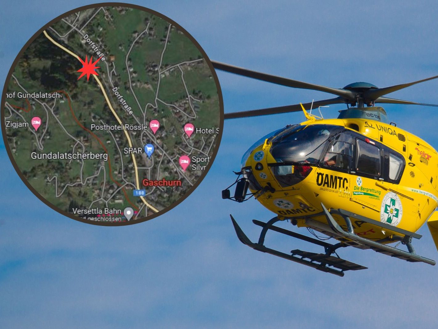 Ein 72-Jähriger wurde bei einem Unfall schwer verletzt.