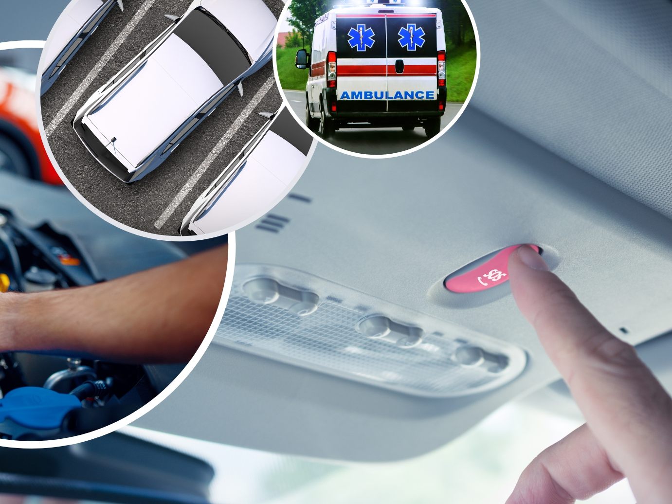 Das hilferufende Auto naht Das hilferufende Auto naht