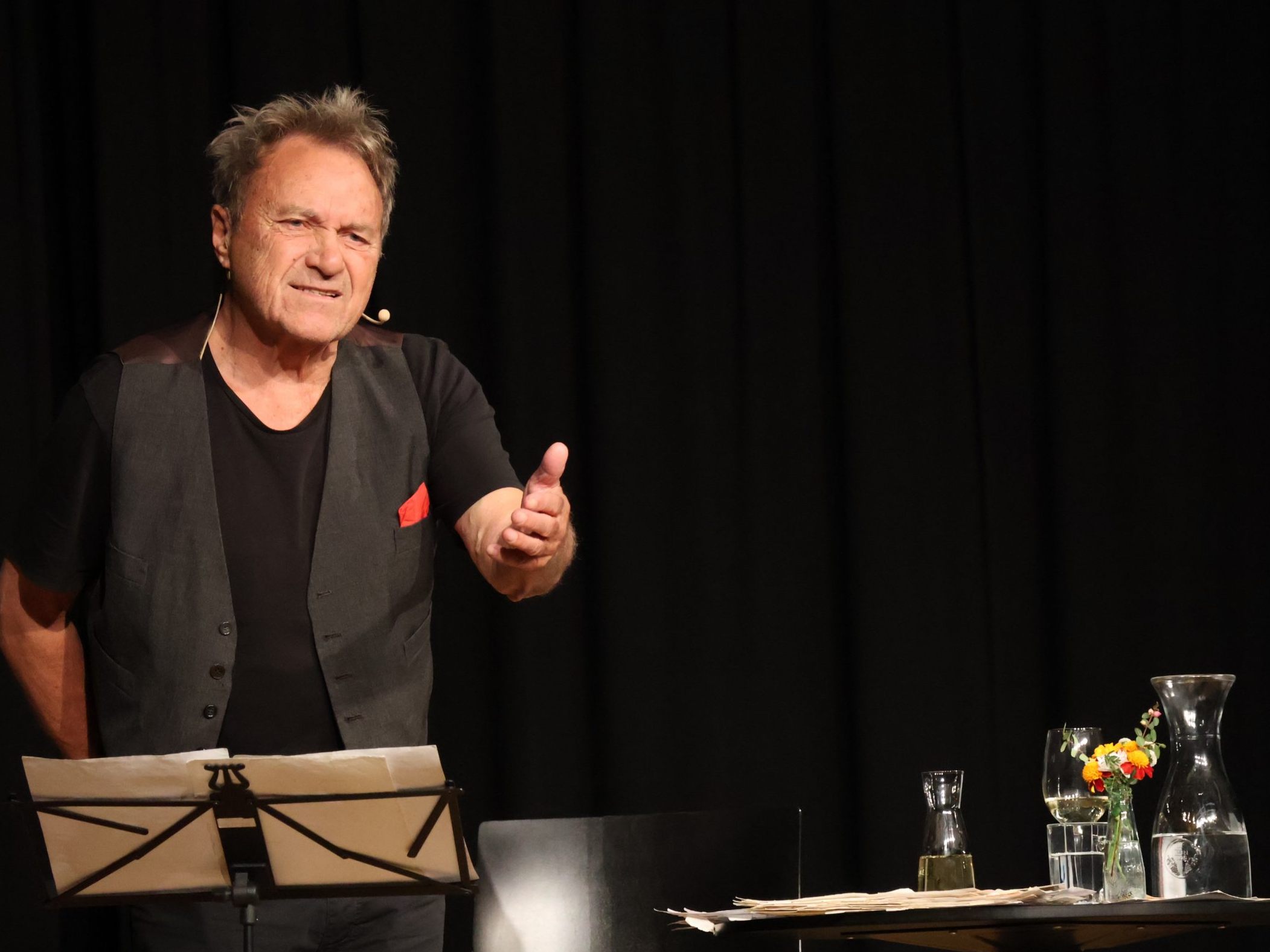 Wolfram Berger begeisterte als Karl Valentin in Koblach.